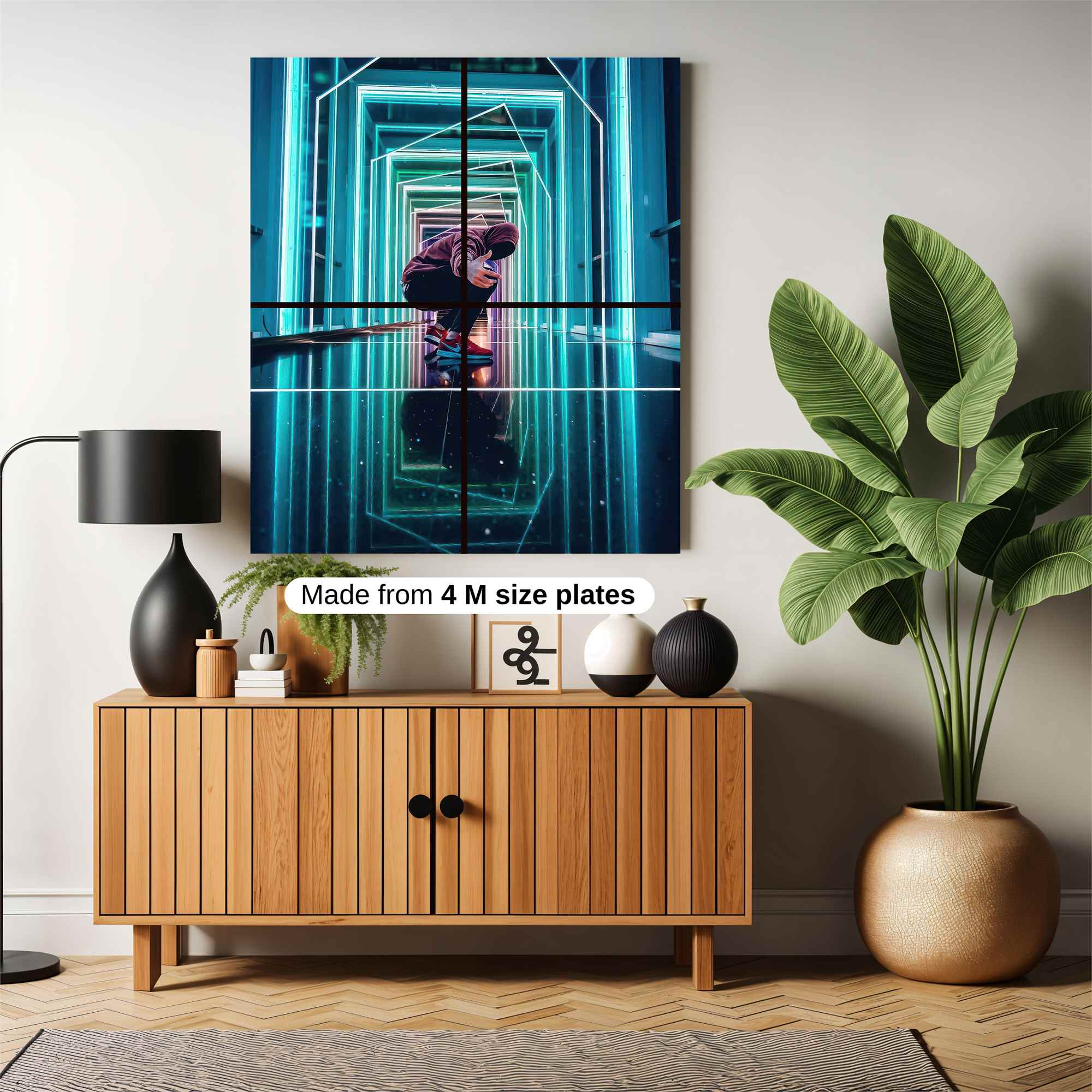 Neon Vortex Safe Wall Magnetic / M