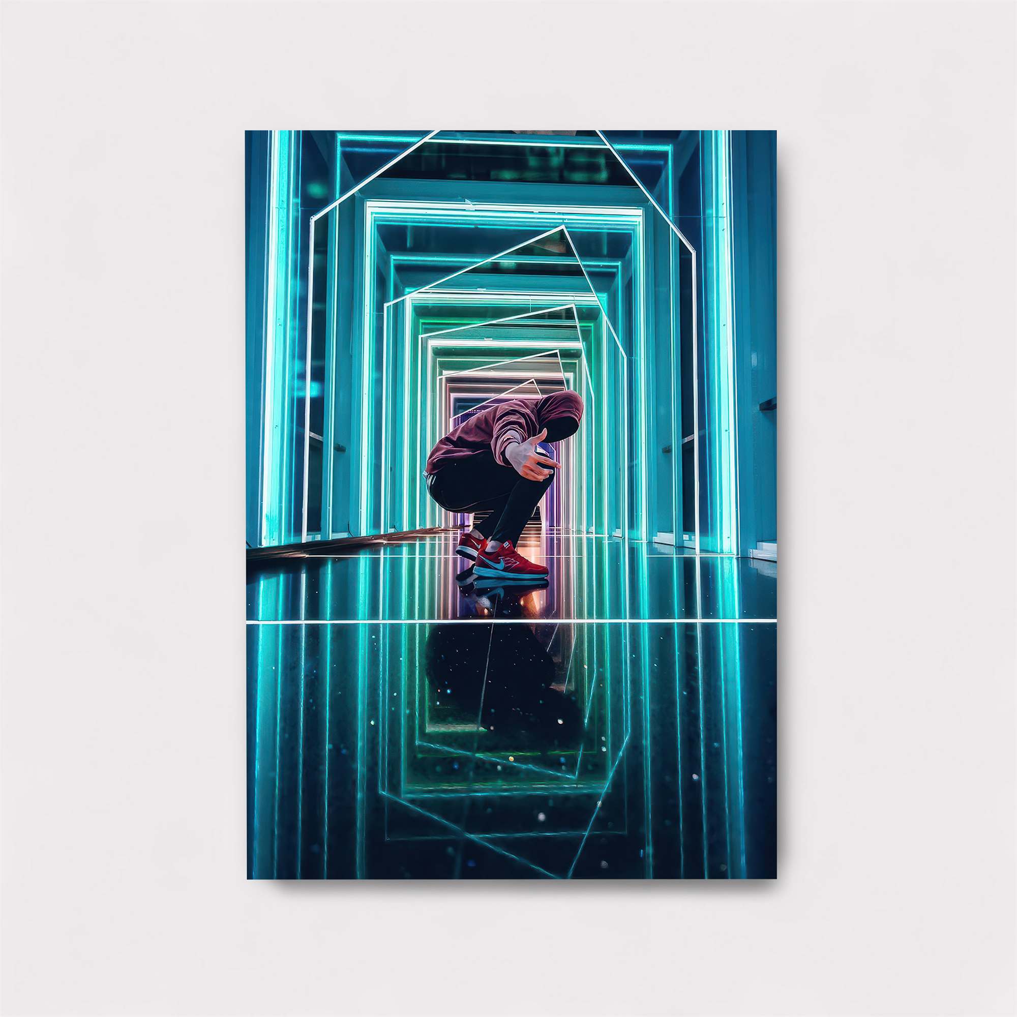 Neon Vortex Safe Wall Magnetic / M