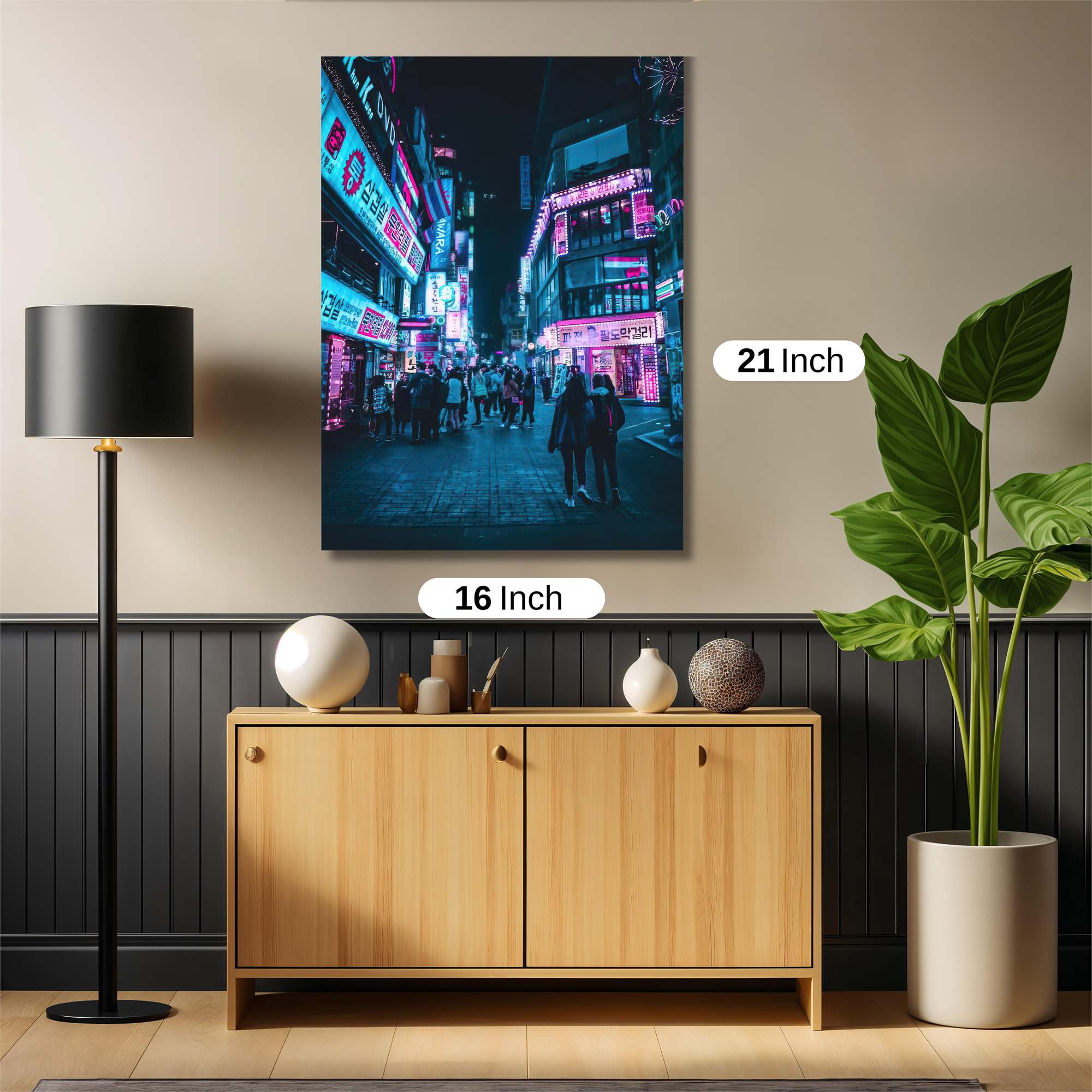 Neon Splendor Safe Wall Magnetic / M