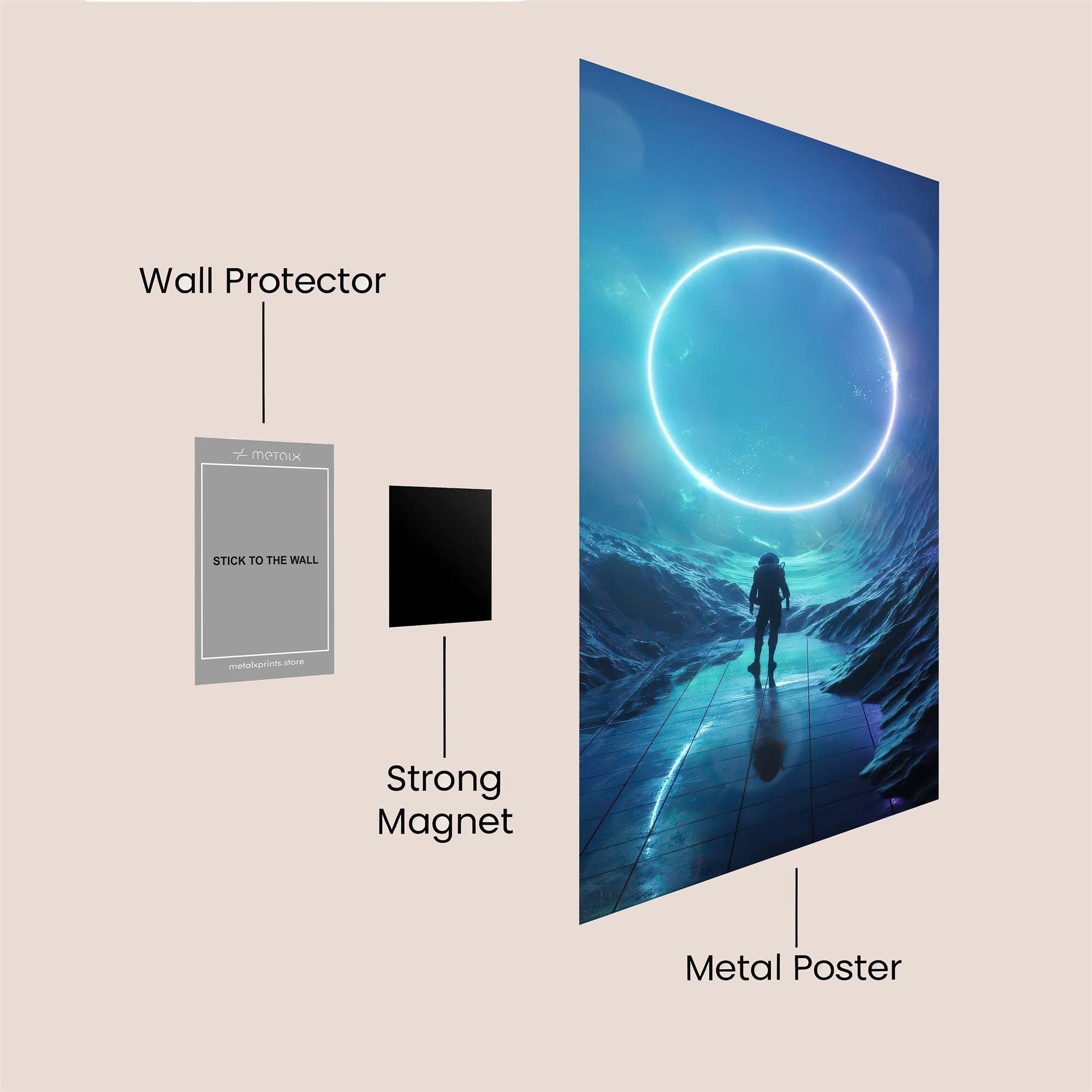 Portal Awe Safe Wall Magnetic / M