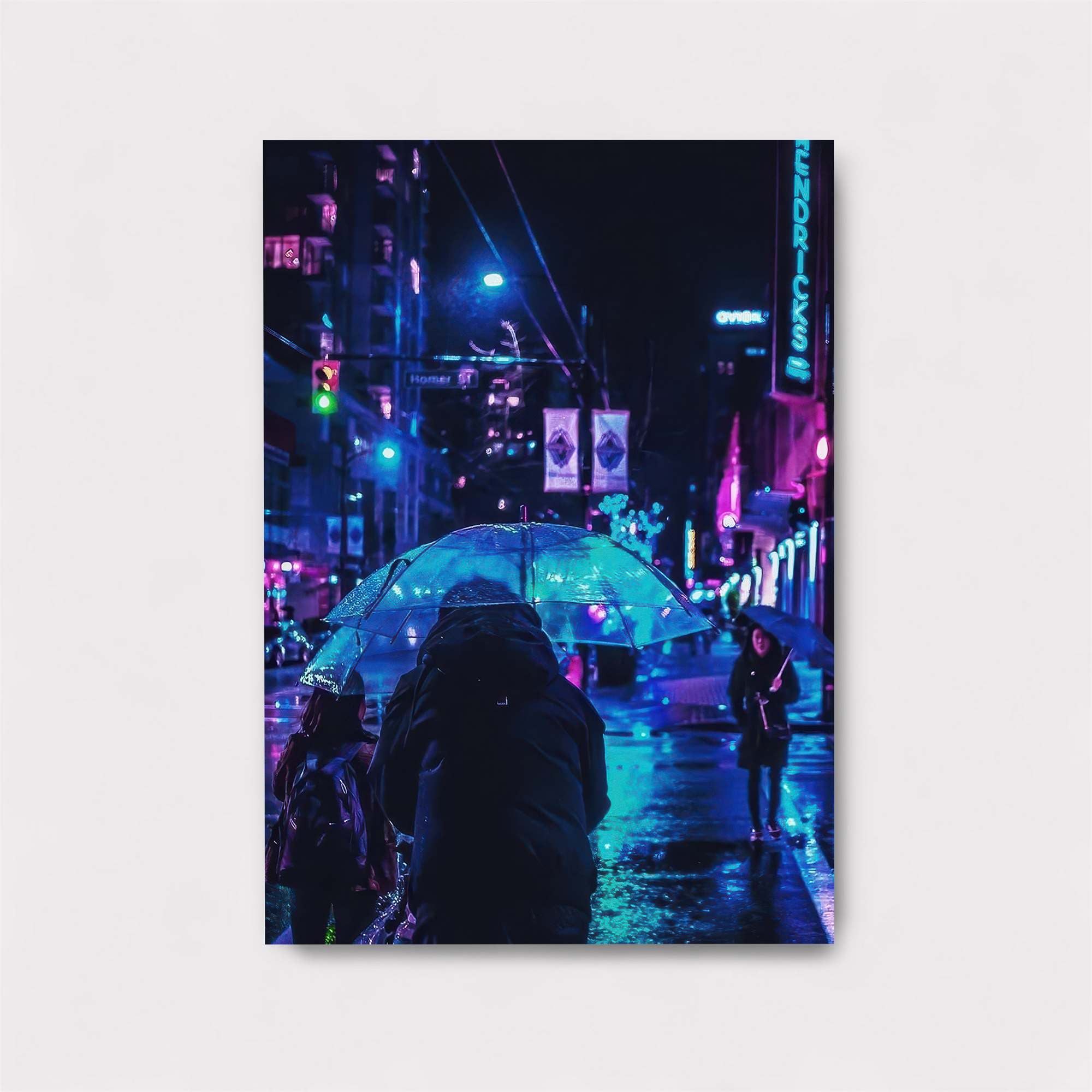 Neon Serenity Safe Wall Magnetic / M