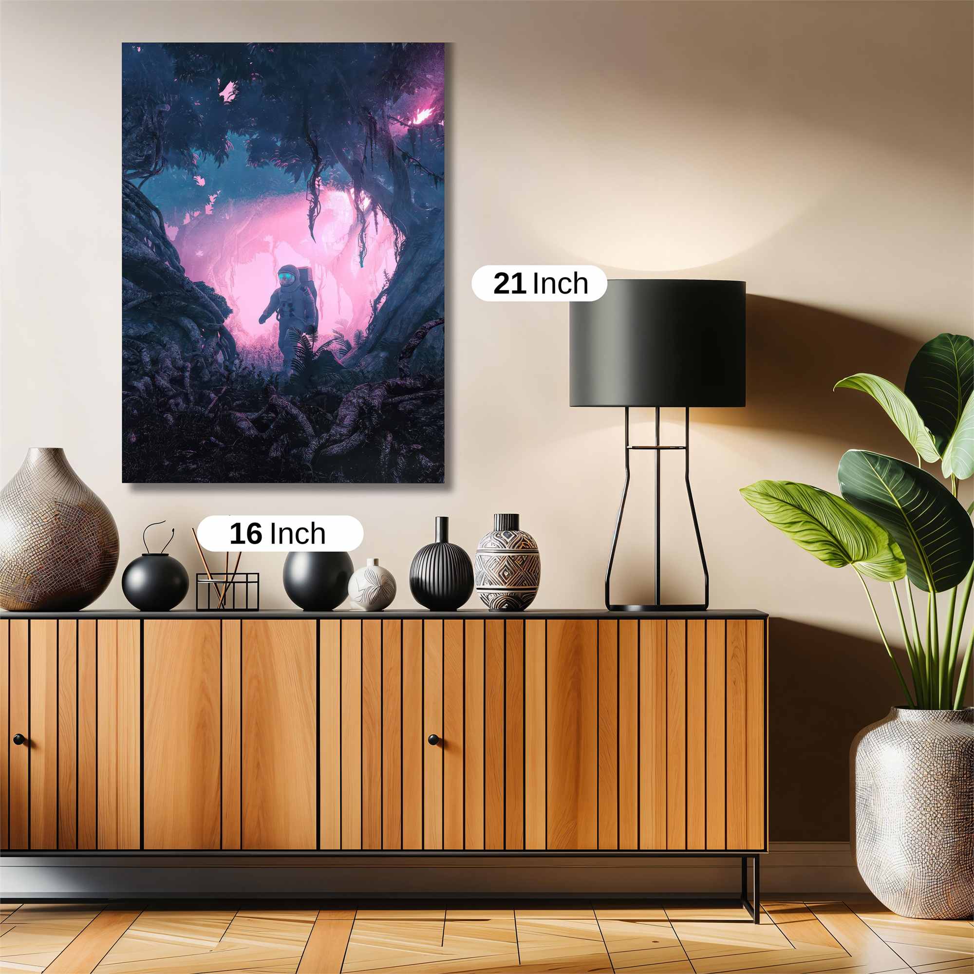 Astronaut Enigma Safe Wall Magnetic / M