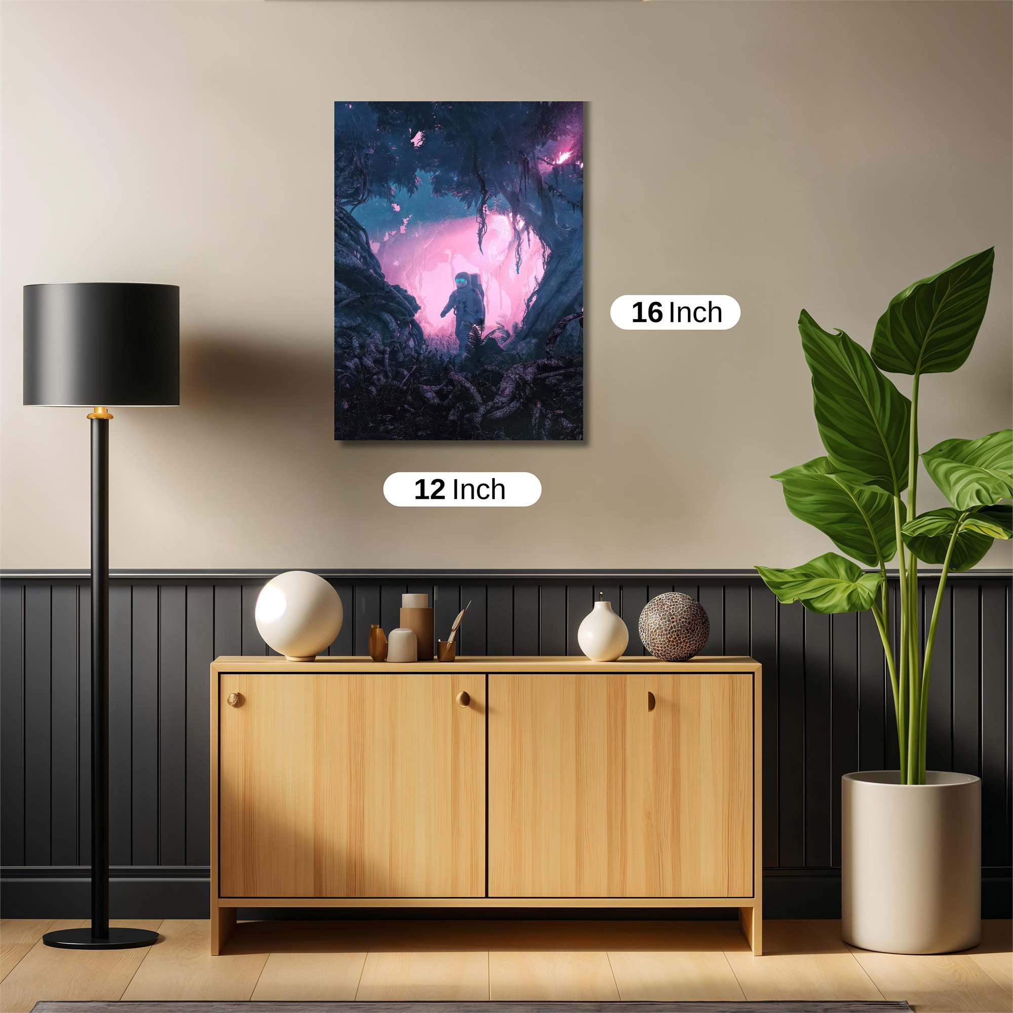 Astronaut Enigma Safe Wall Magnetic / M