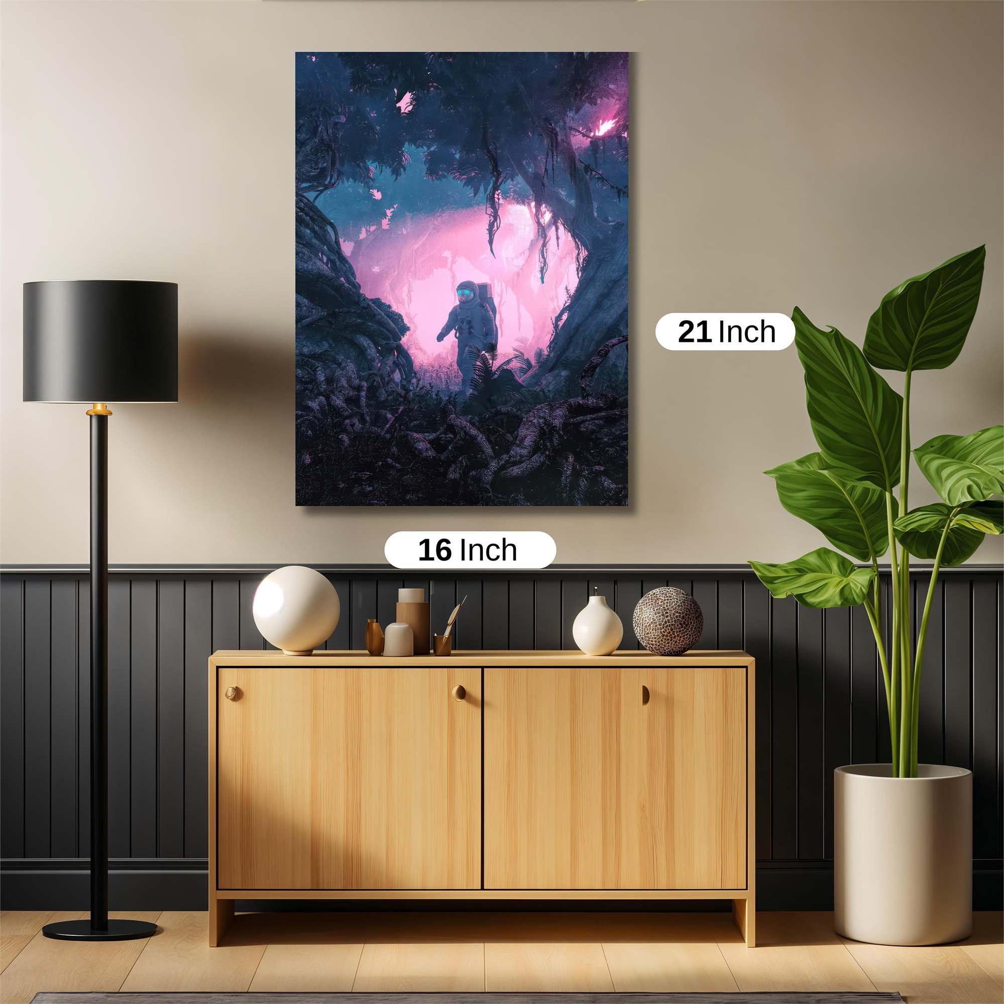 Astronaut Enigma Safe Wall Magnetic / M