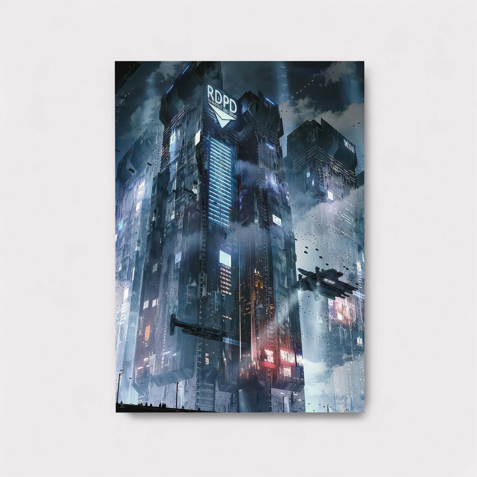 Futuristic Dystopia Safe Wall Magnetic / M