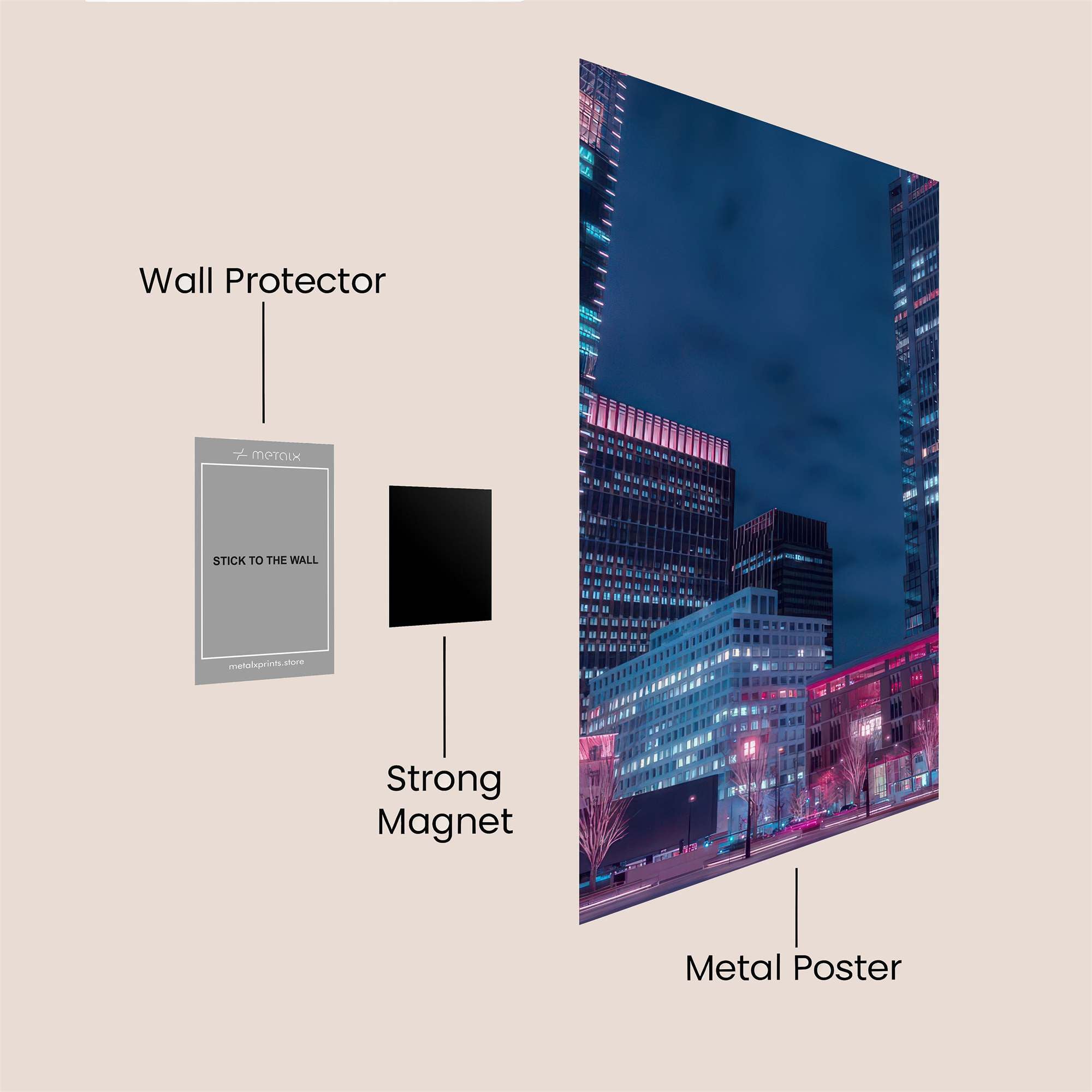 Urban Mystique Safe Wall Magnetic / M