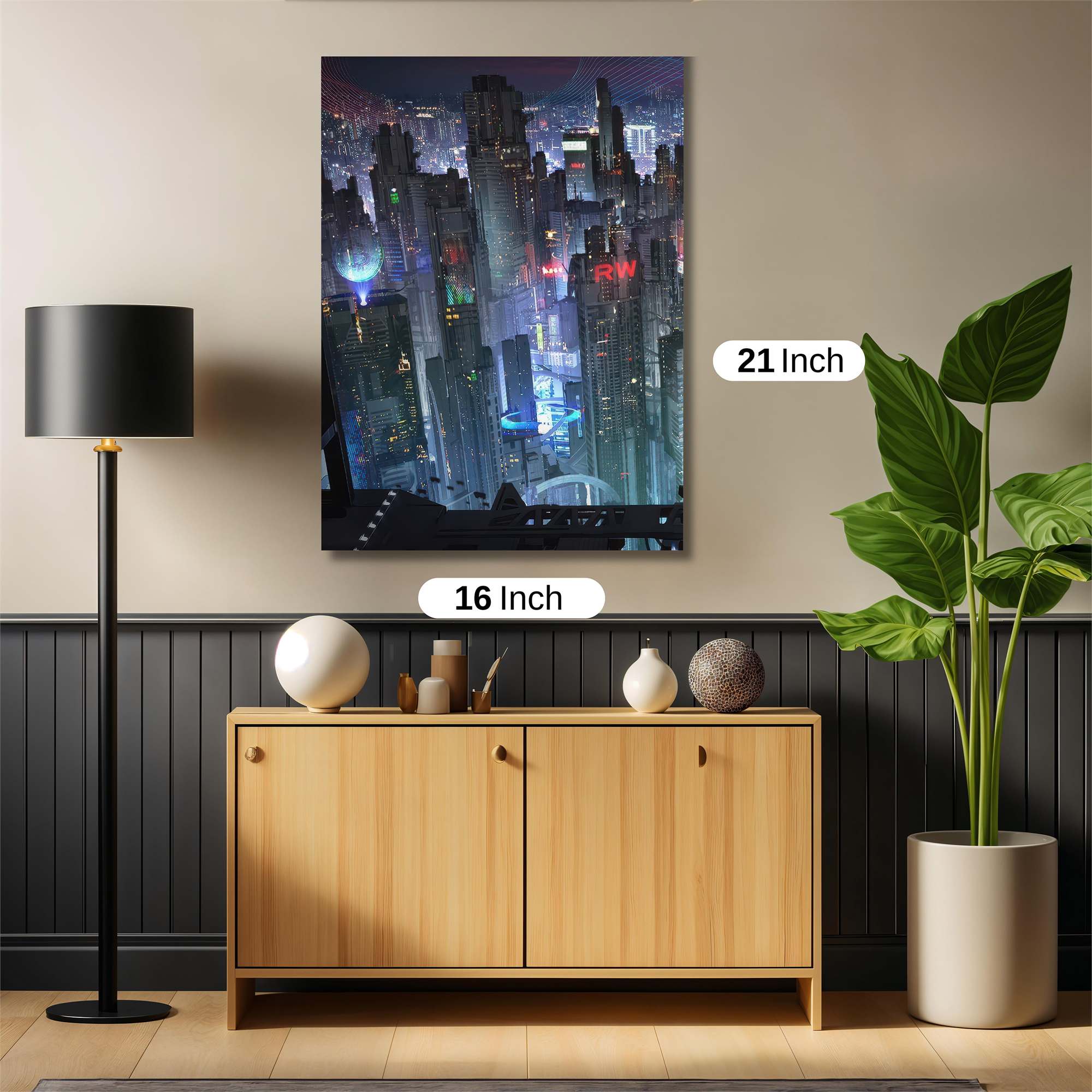 Neon Reverie Safe Wall Magnetic / M