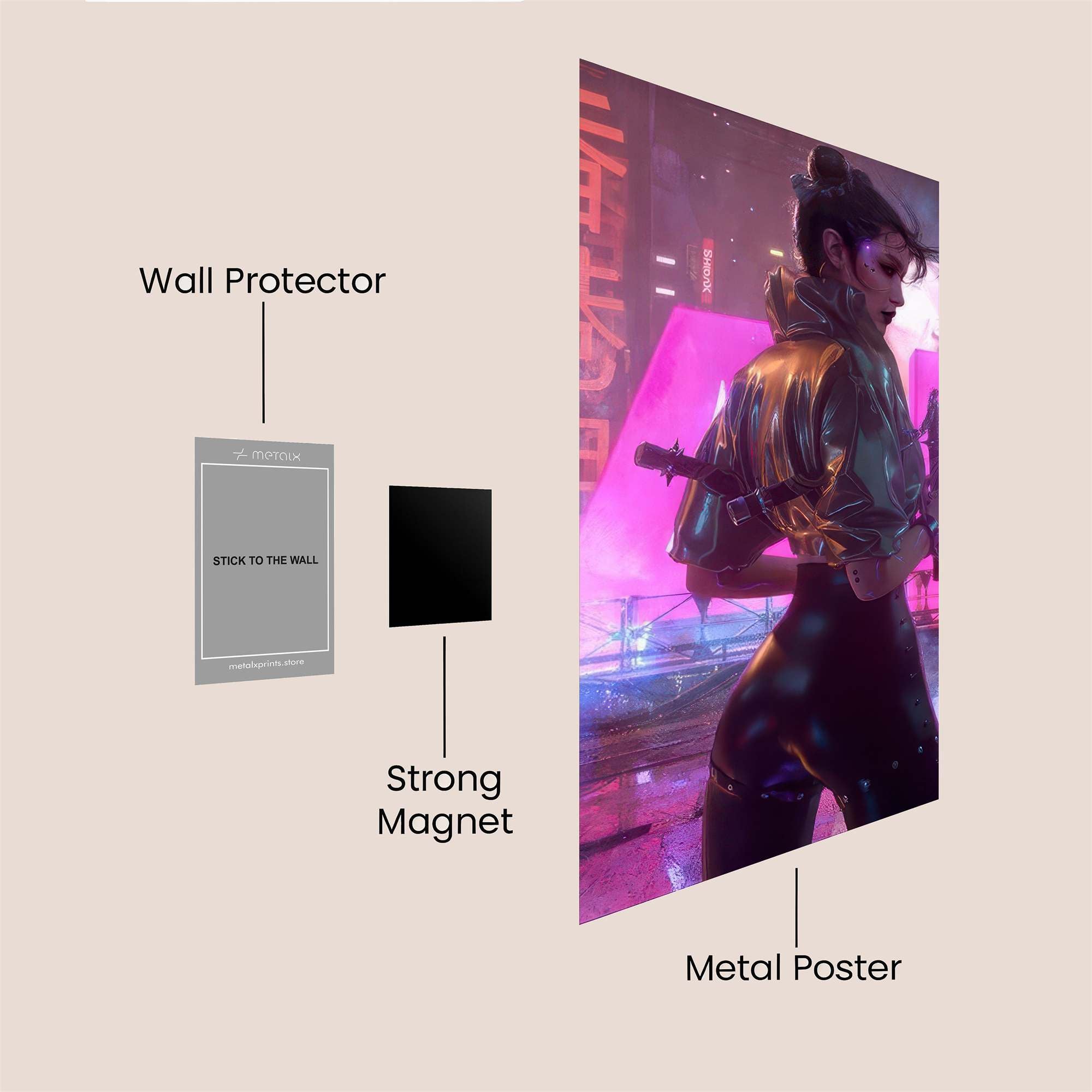 Phenomenon Bloom Safe Wall Magnetic / M