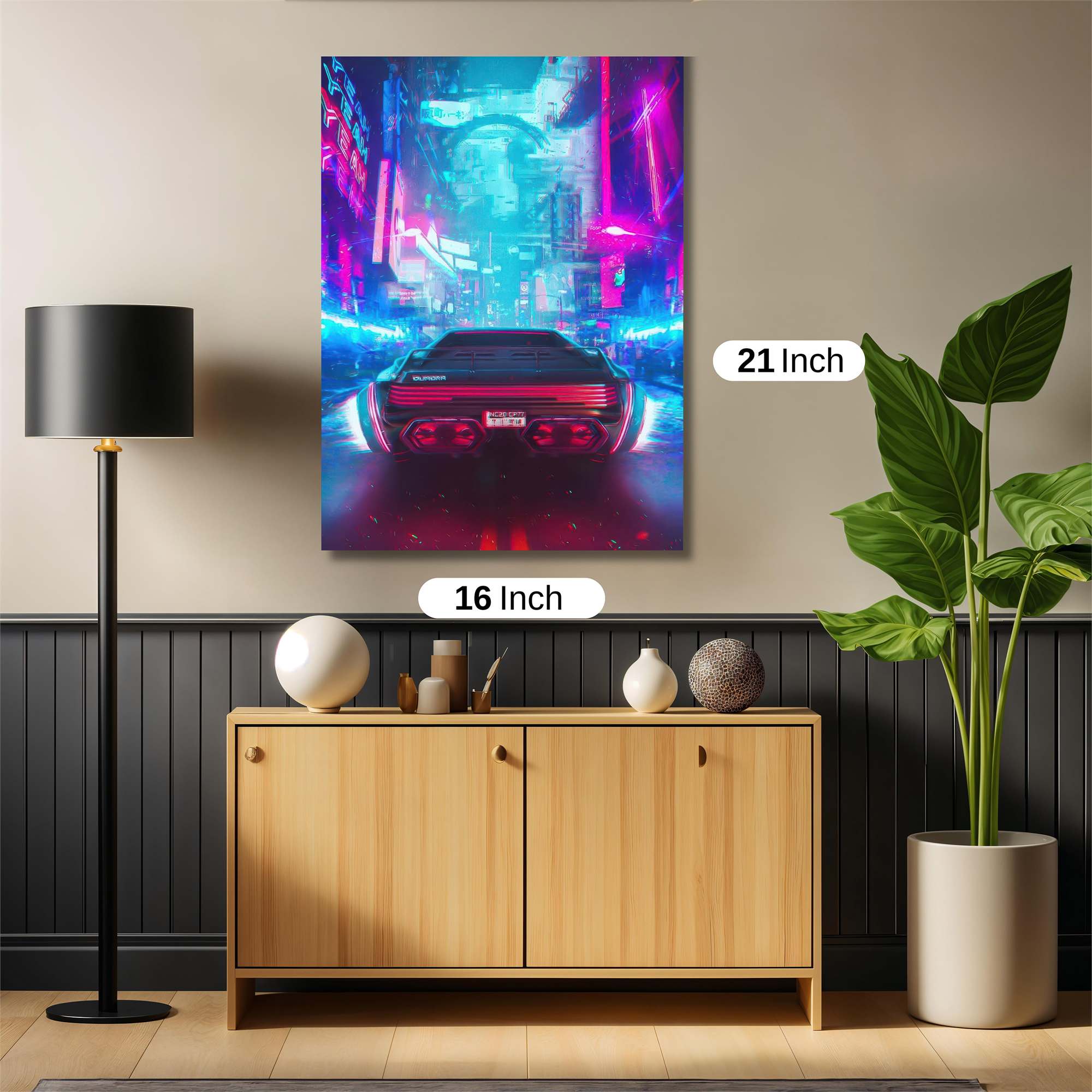 Neon Reverie Safe Wall Magnetic / M