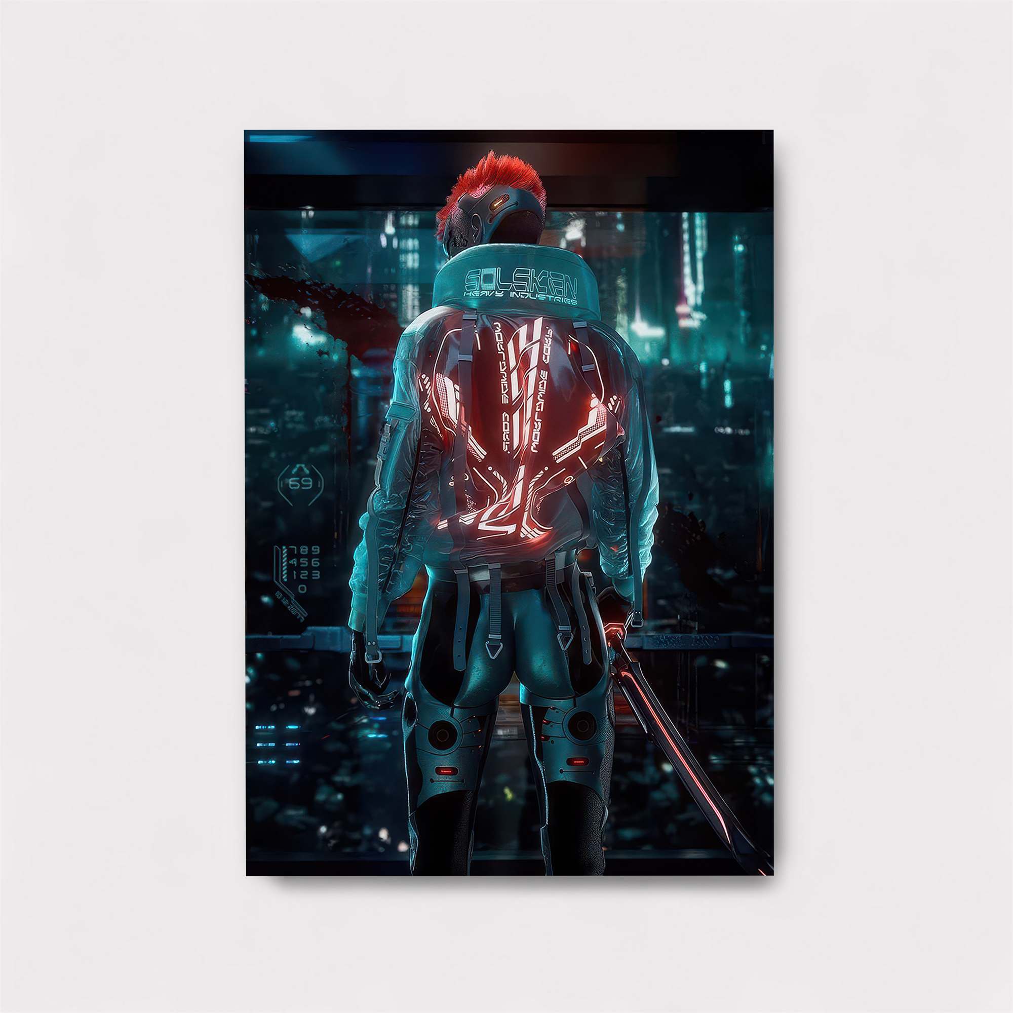 Cyber Heroics Safe Wall Magnetic / M