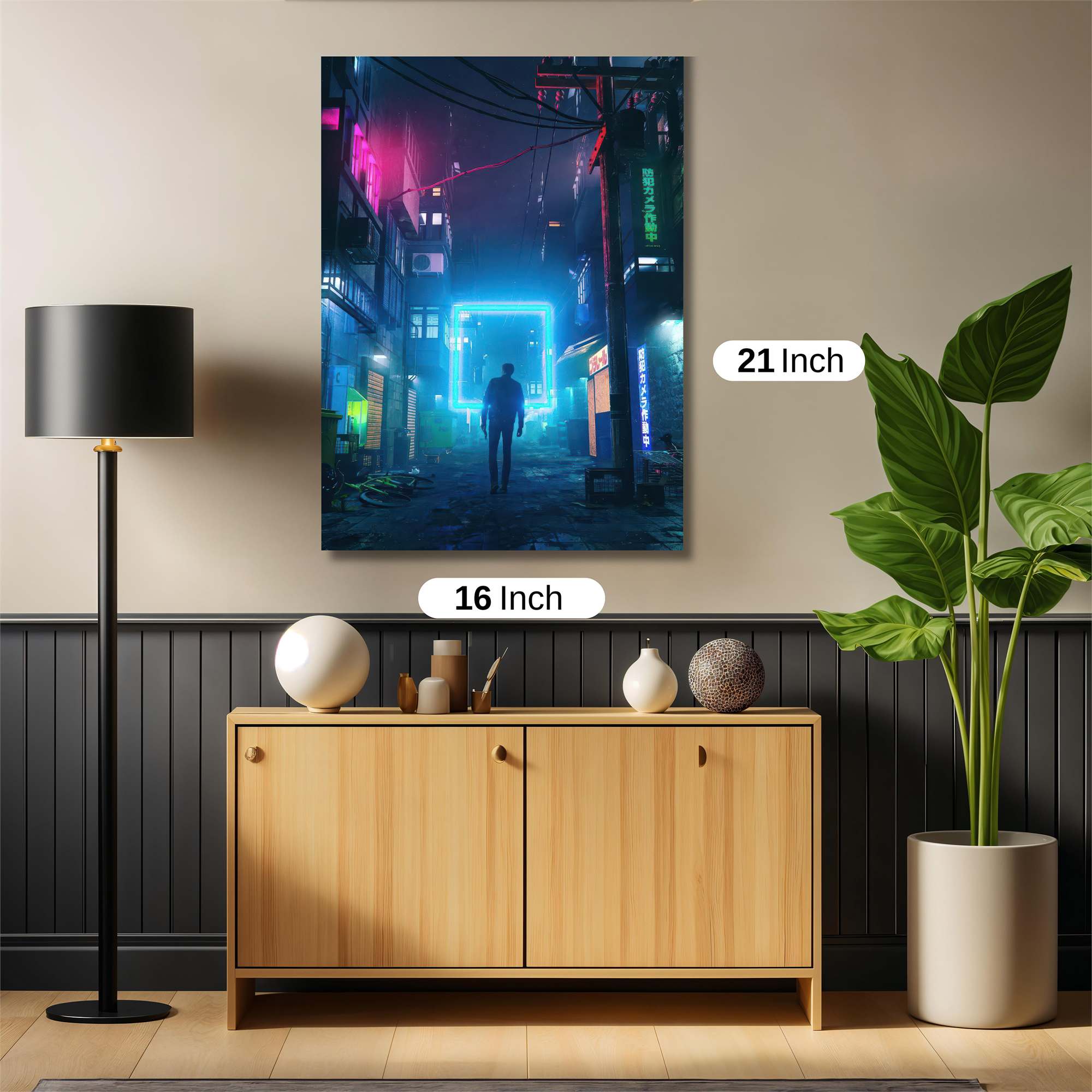 Neon Reverie Safe Wall Magnetic / M