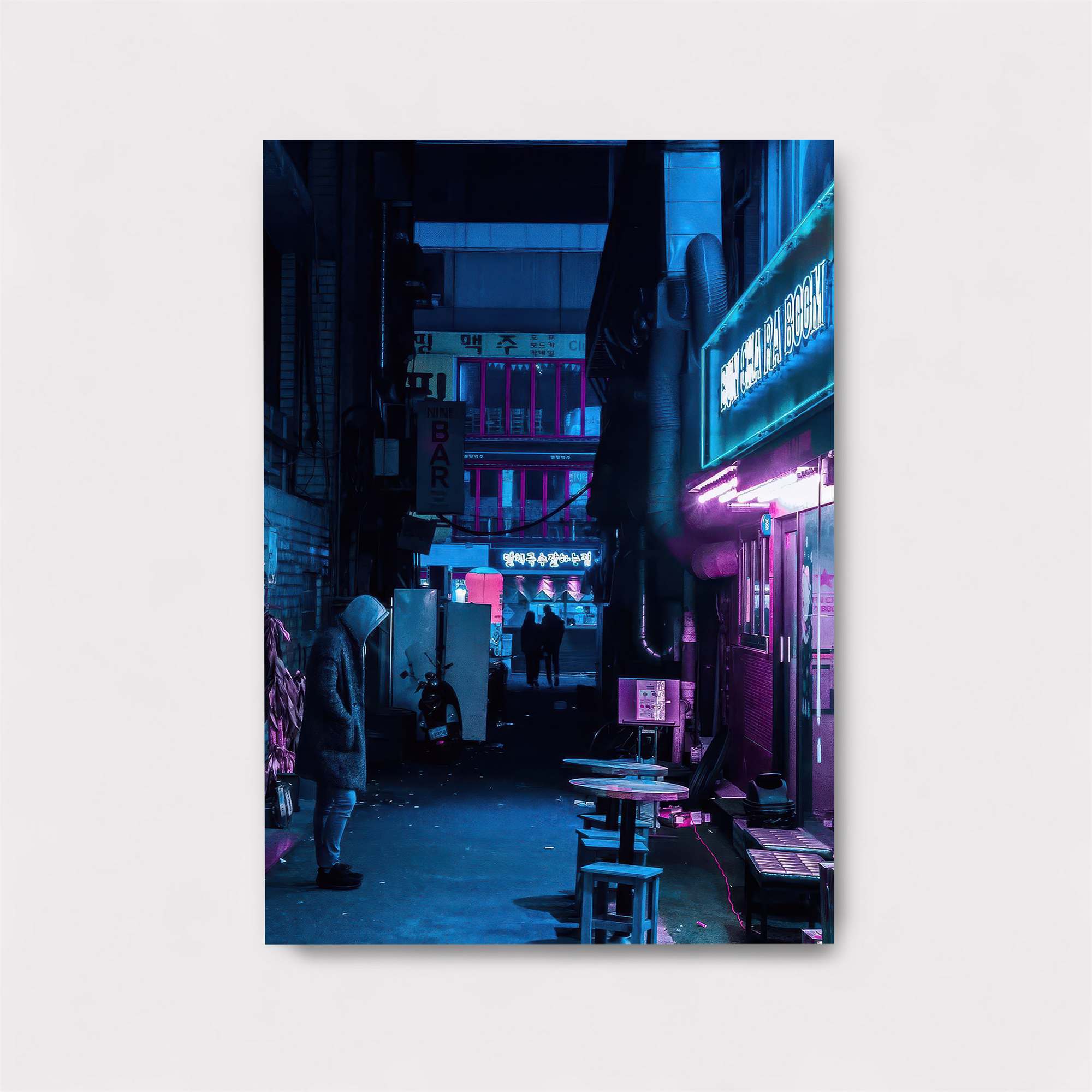 Neon Solitude Safe Wall Magnetic / M