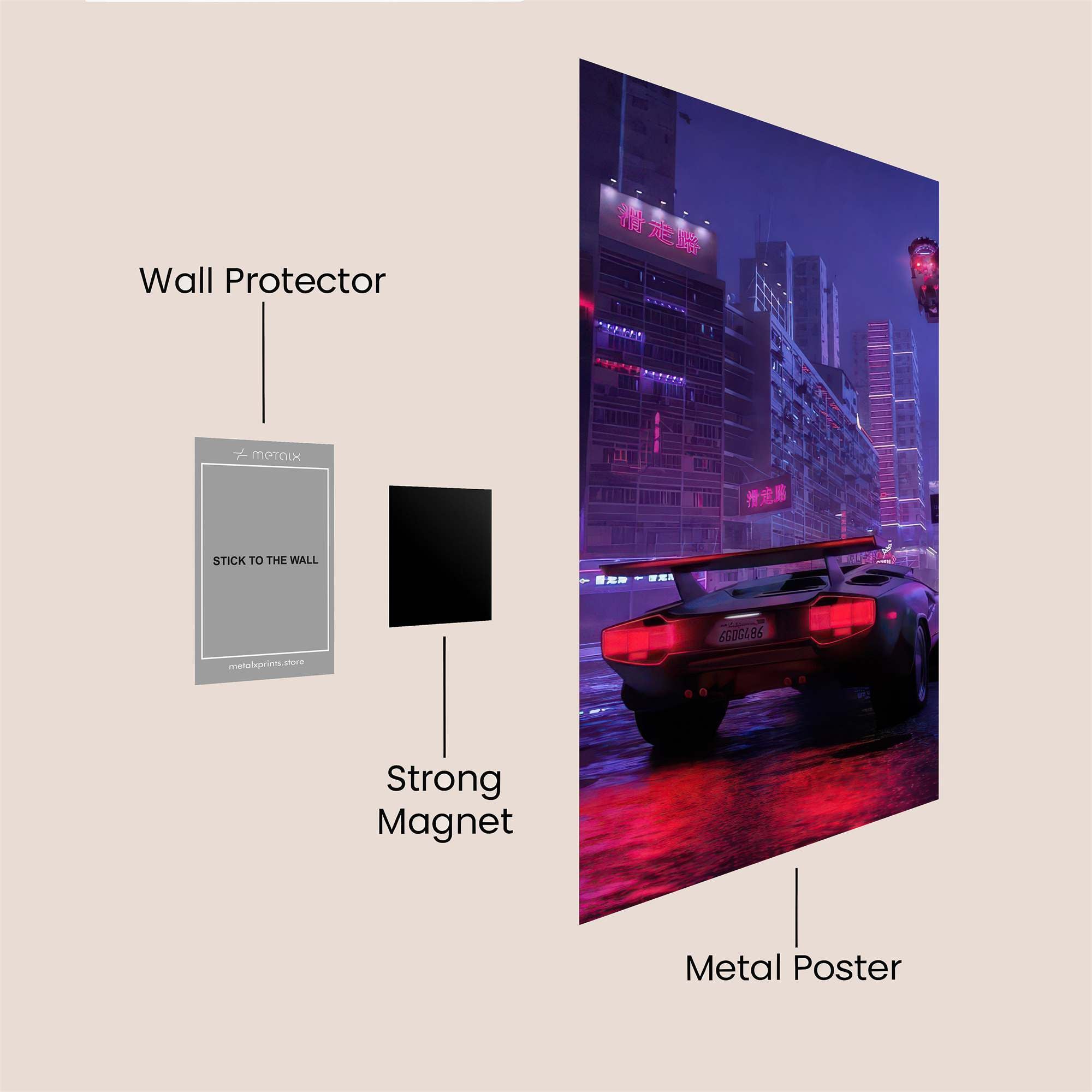 Urban Desolation Safe Wall Magnetic / M