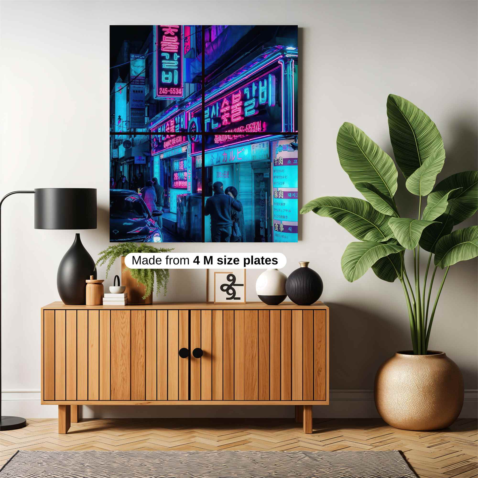 Neon Serenity Safe Wall Magnetic / M