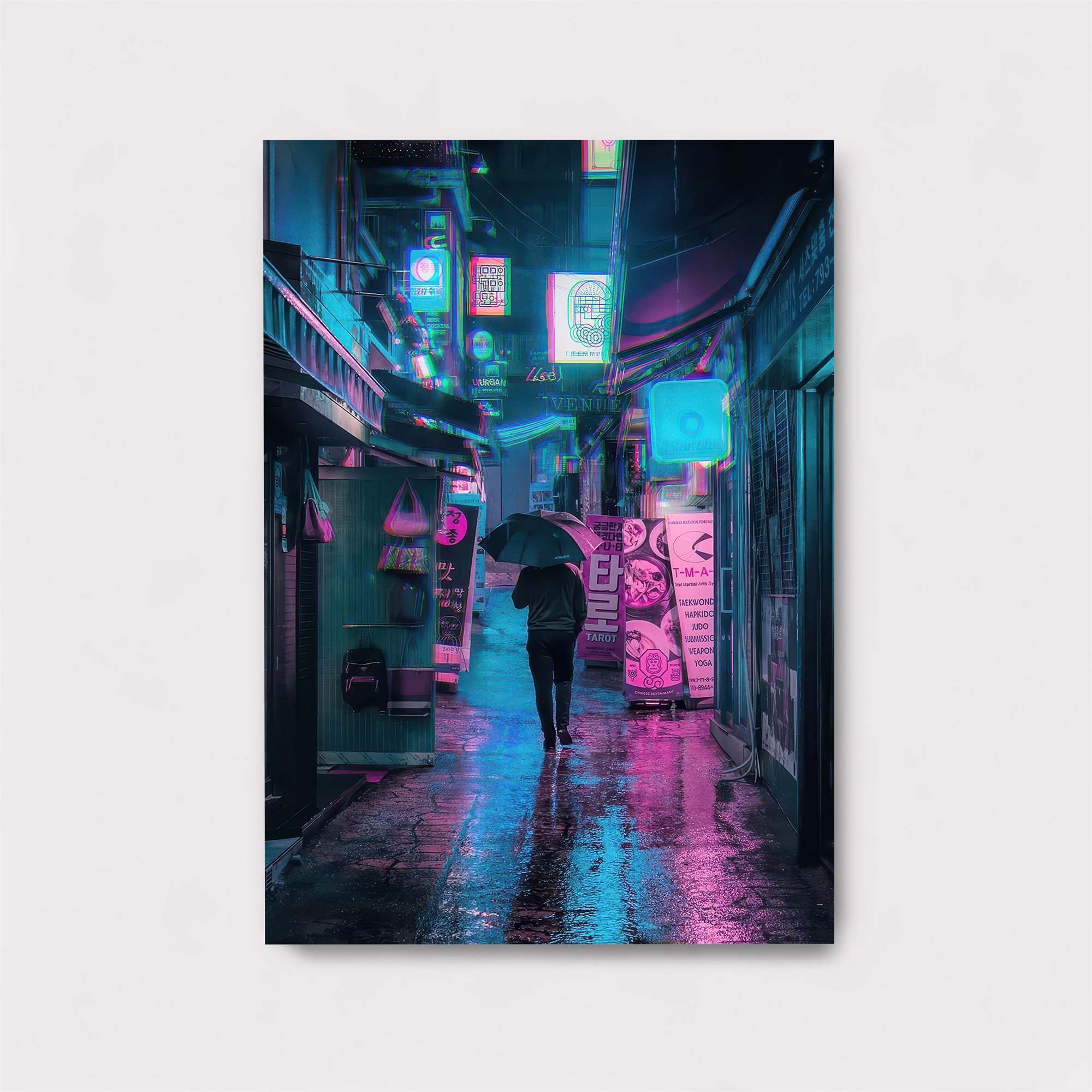 Neon Solitude Safe Wall Magnetic / M