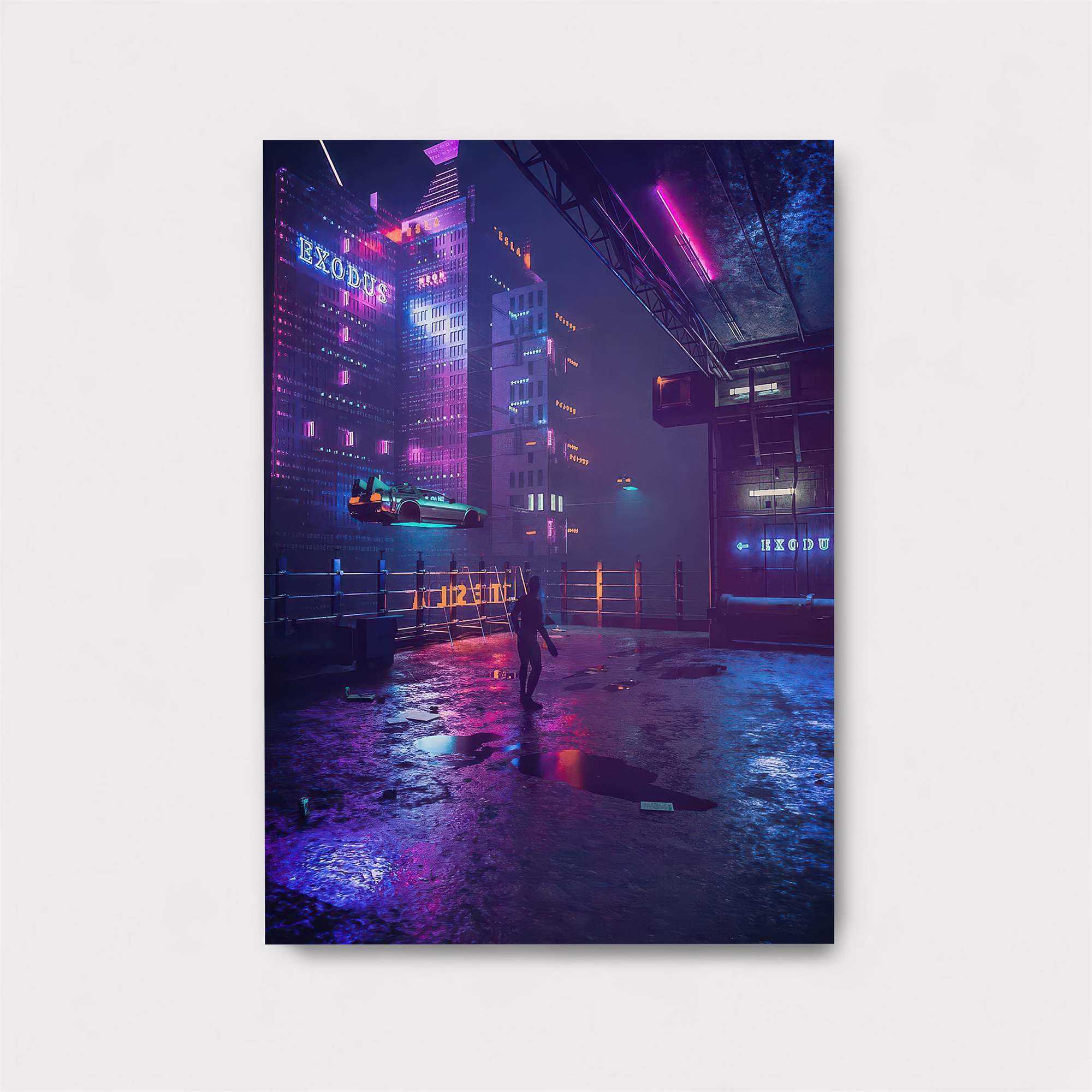 Neon Serenity Safe Wall Magnetic / M