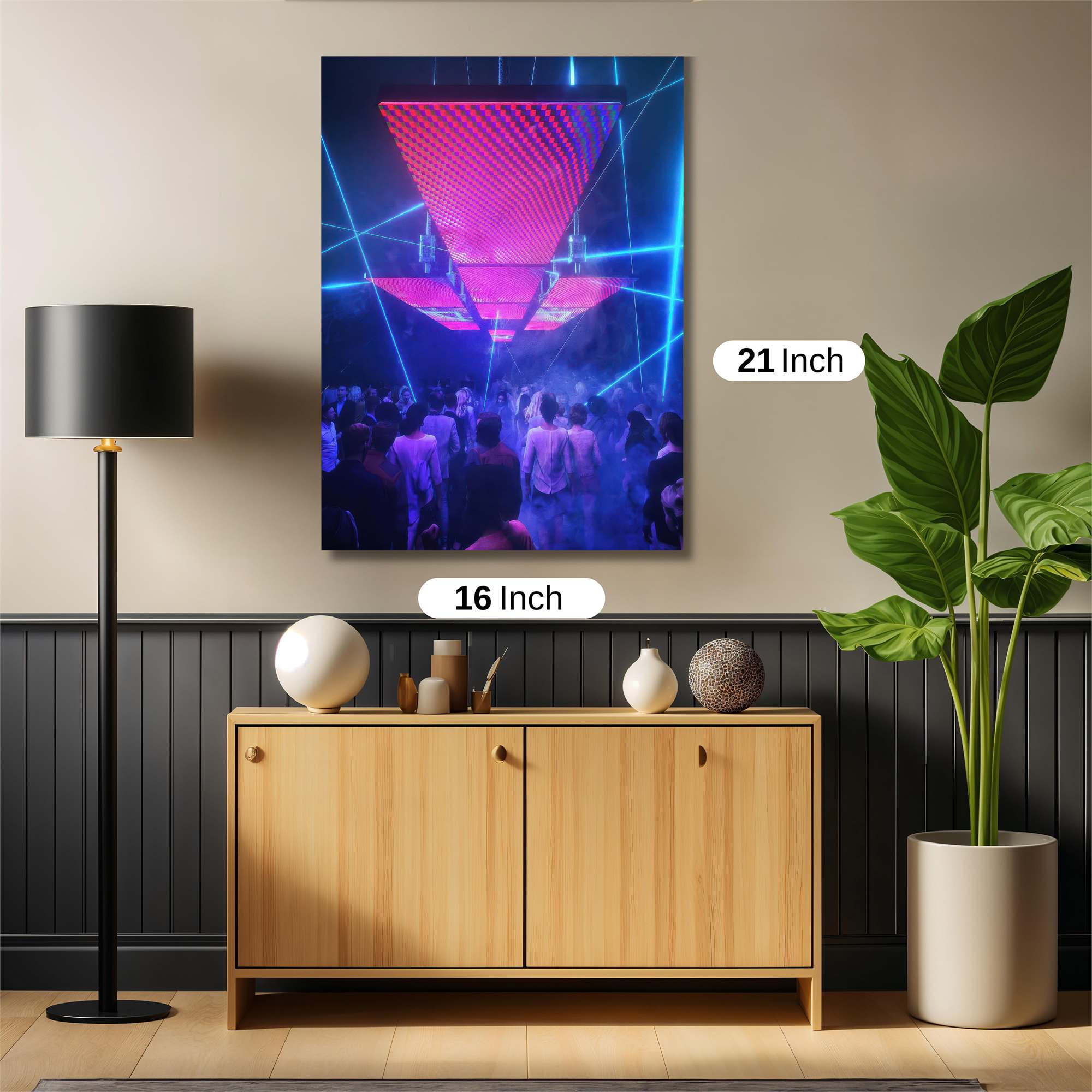 Neon Vibes Safe Wall Magnetic / M