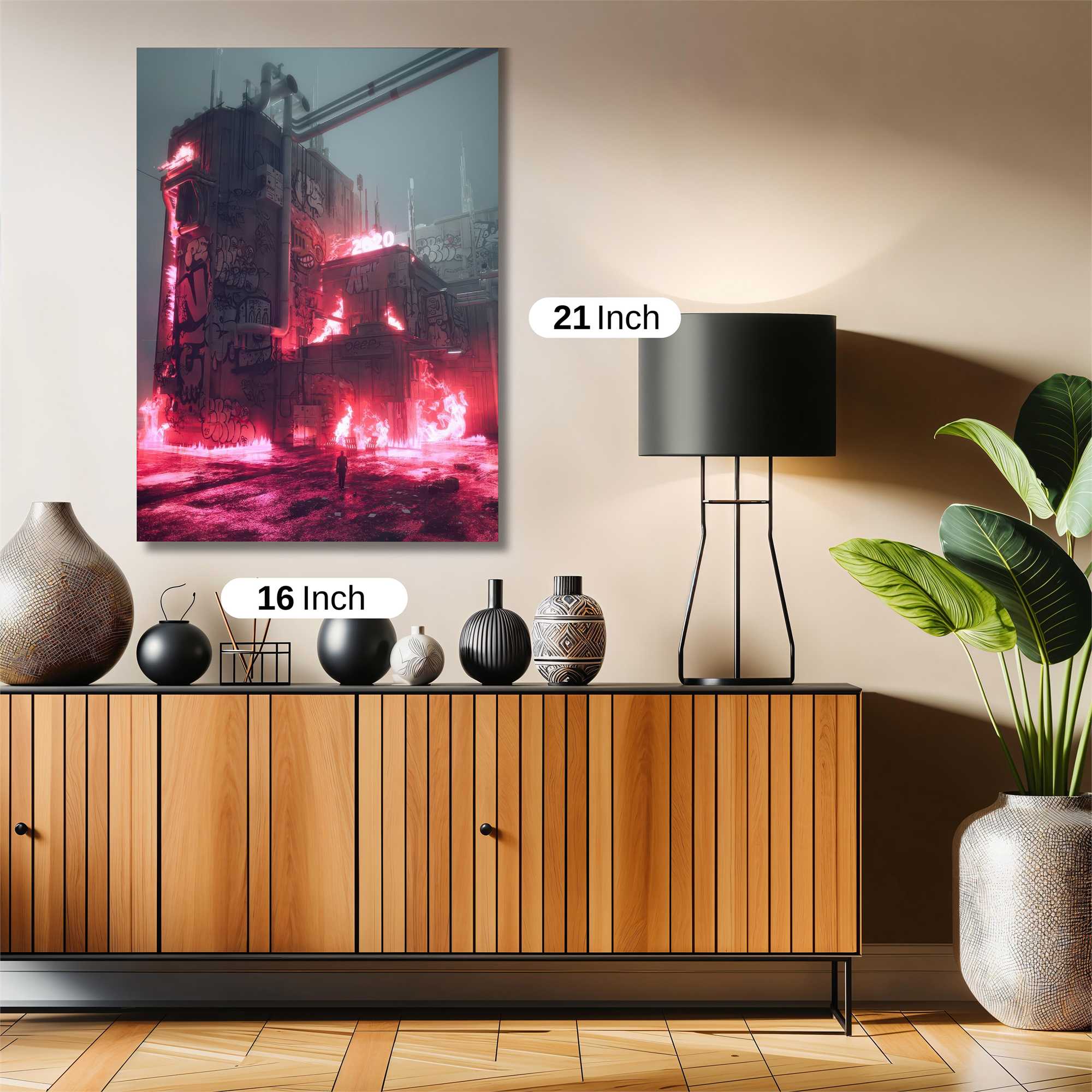 Inferno Dystopia Safe Wall Magnetic / M