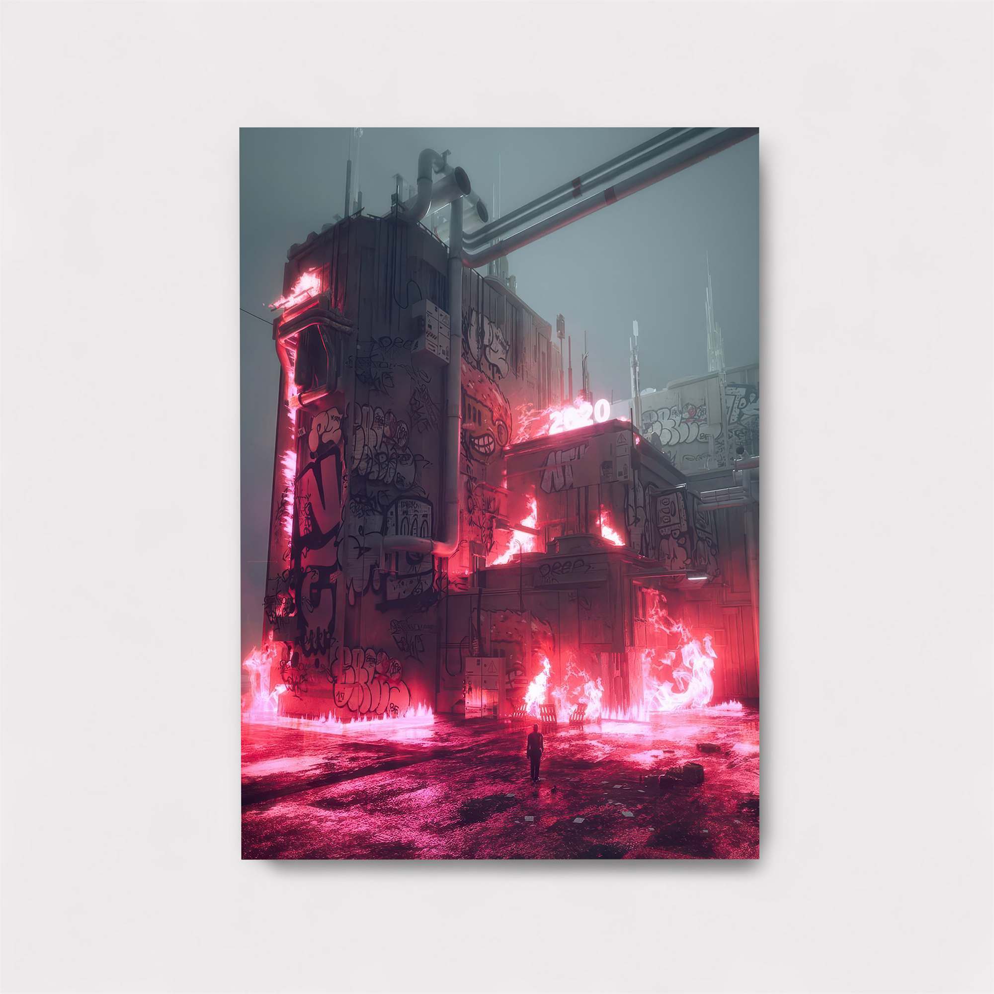 Inferno Dystopia Safe Wall Magnetic / M