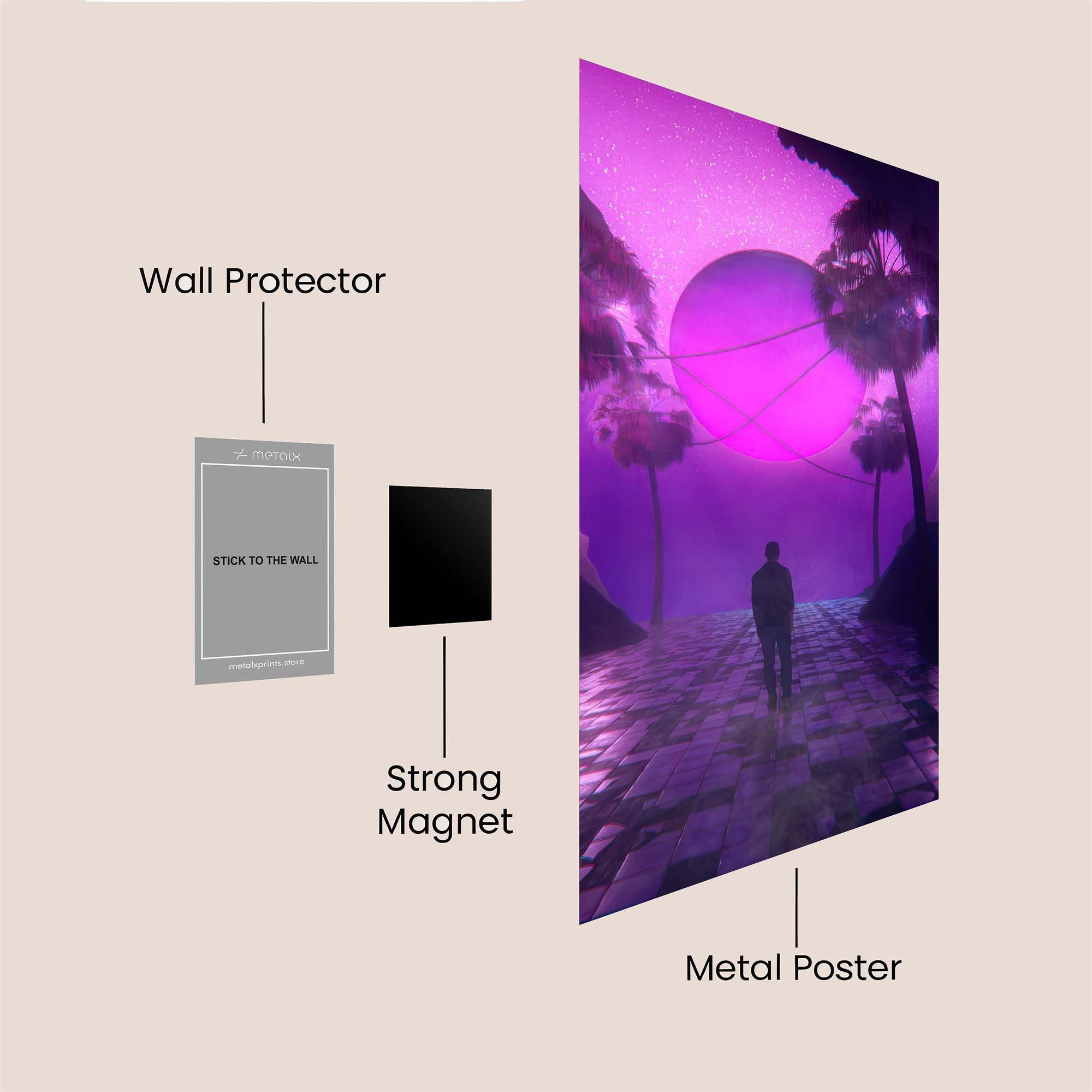 Celestial Journey Safe Wall Magnetic / M
