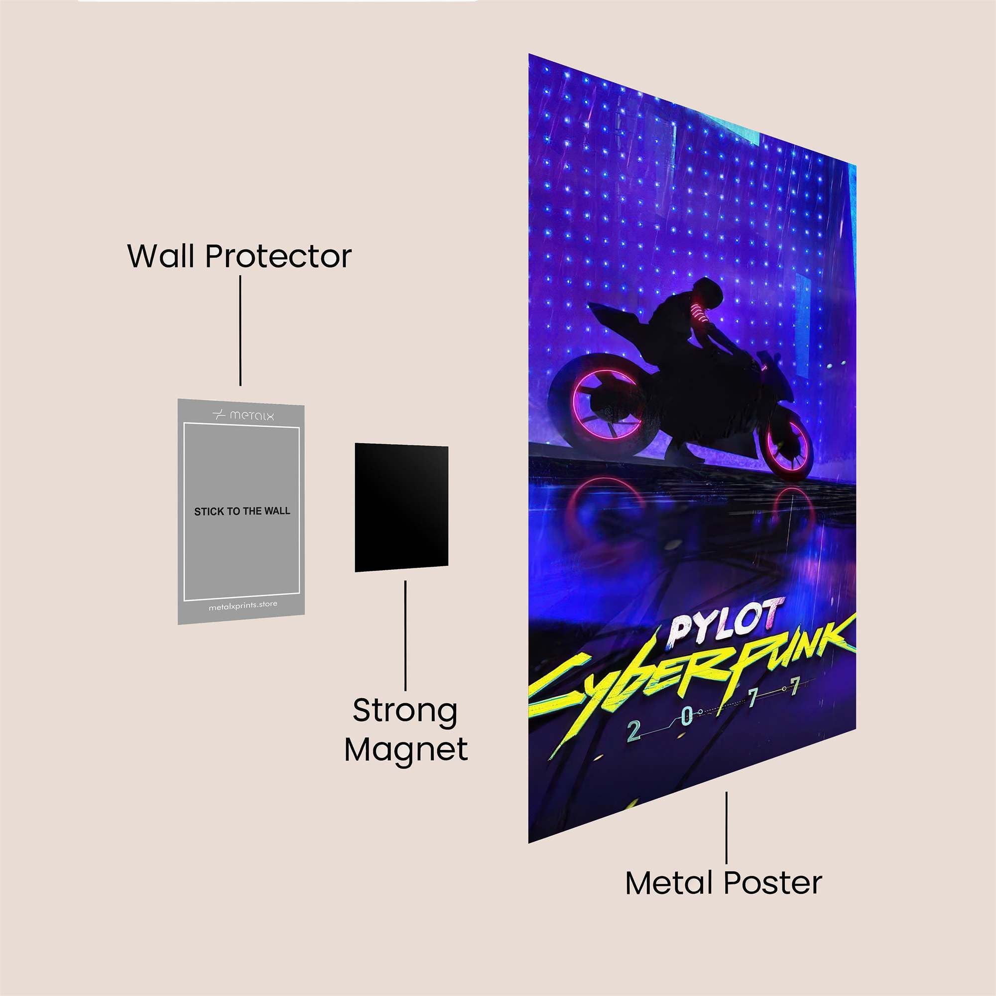 Pylot Vibration Safe Wall Magnetic / M