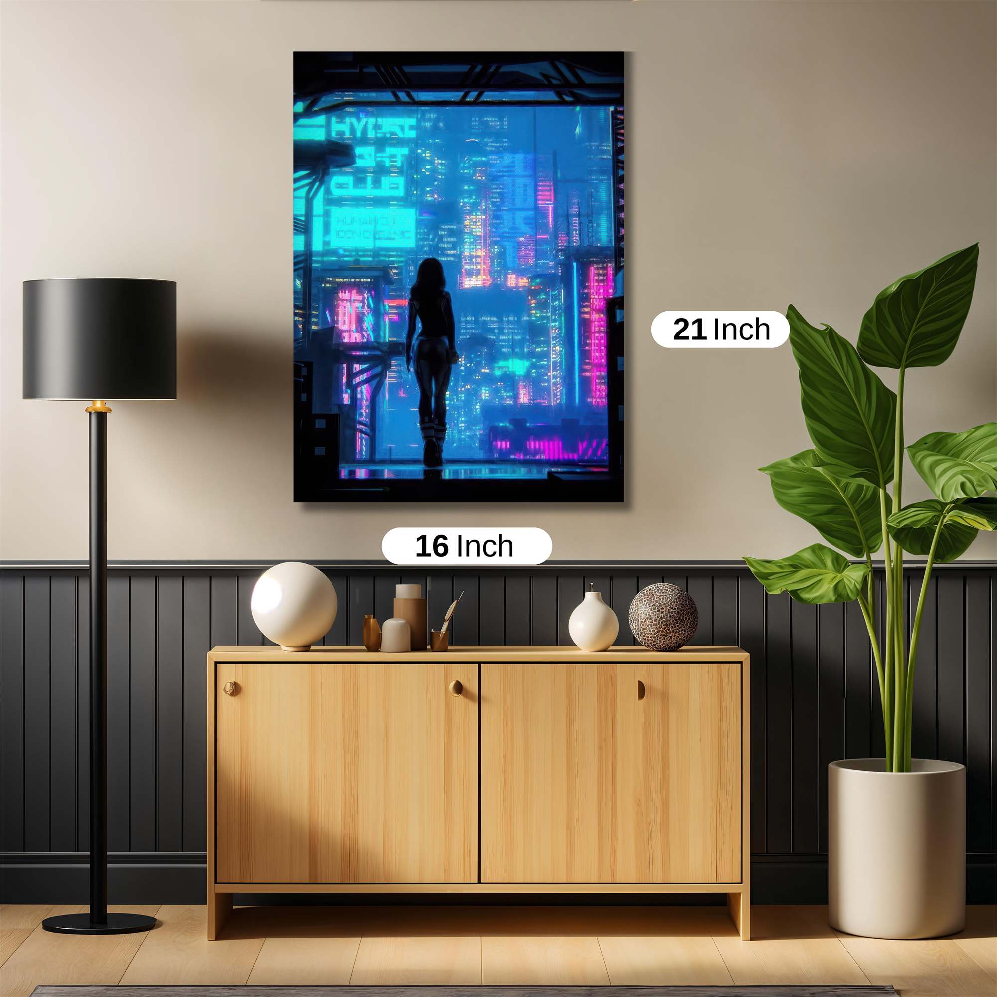 Neon Reverie Safe Wall Magnetic / M