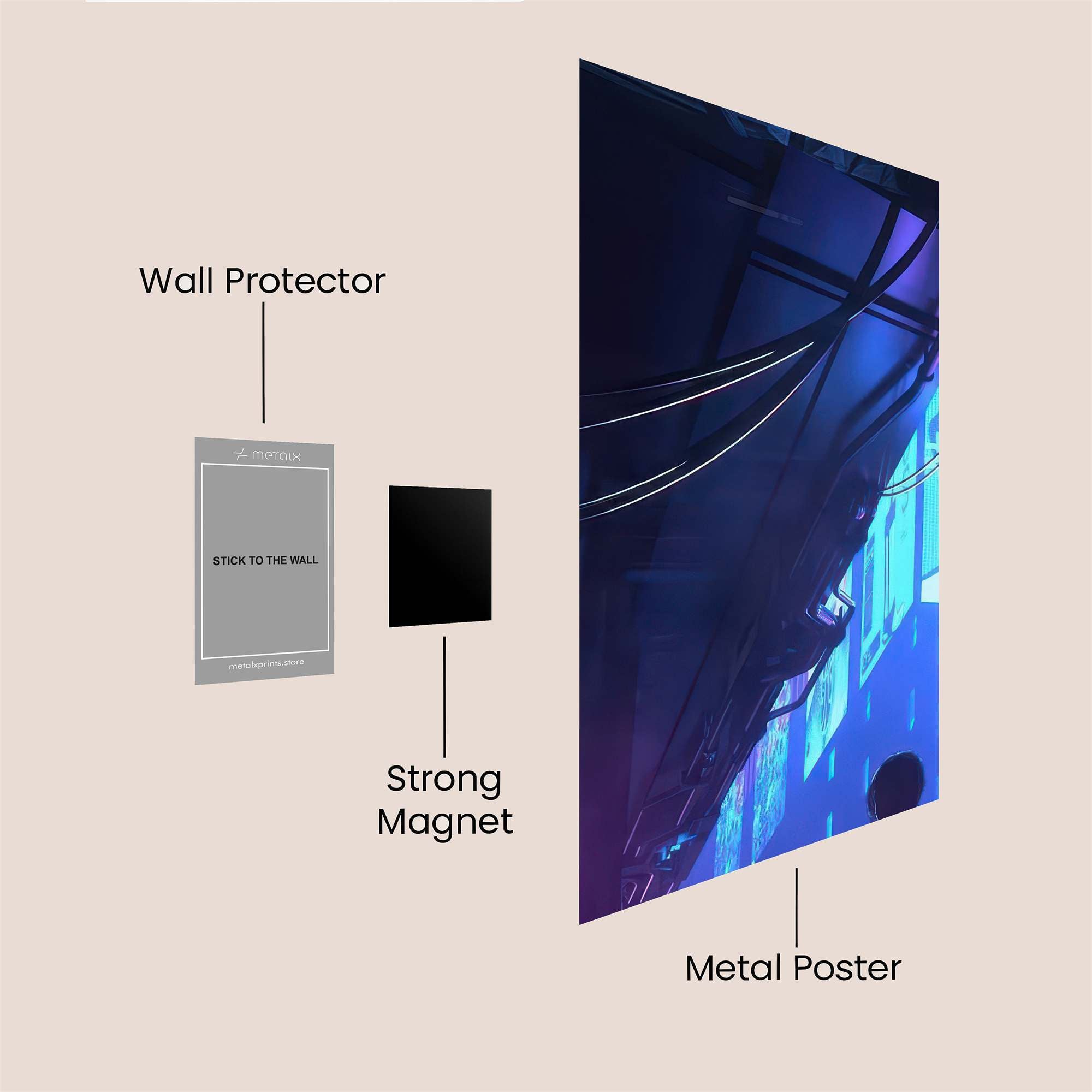 Electric Solitude Safe Wall Magnetic / M