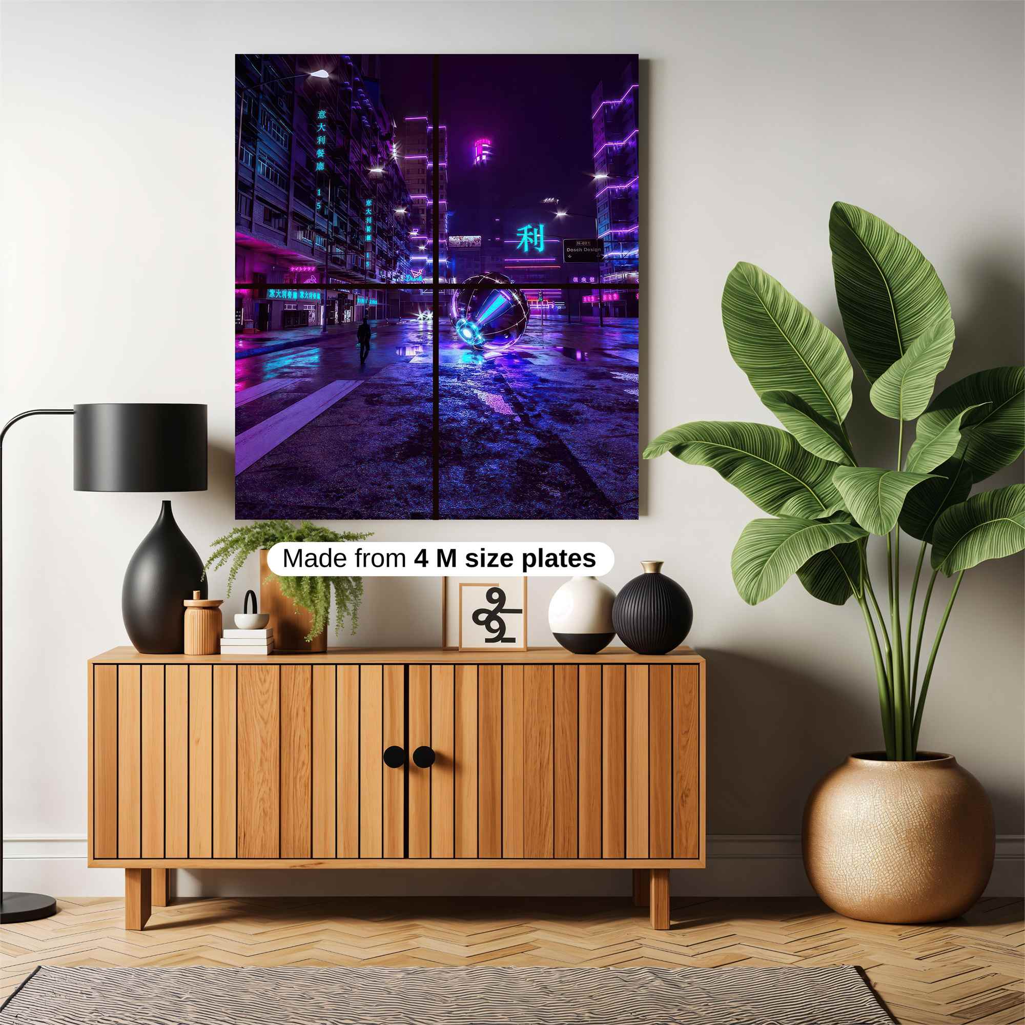 Neon Solitude Safe Wall Magnetic / M