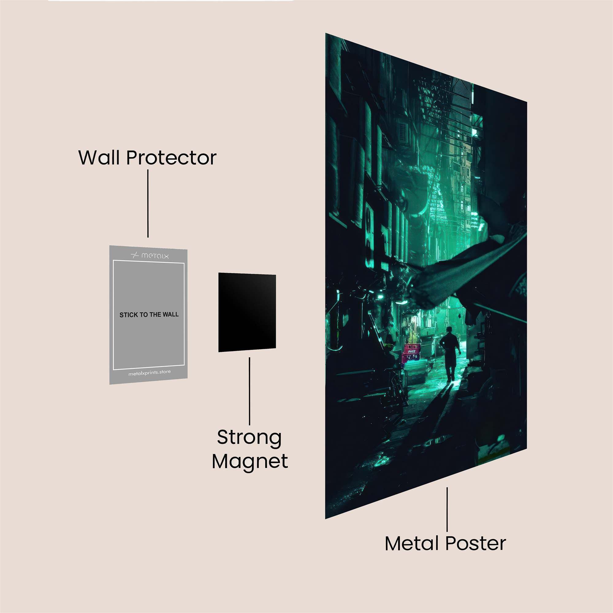 Urban Serenity Safe Wall Magnetic / M