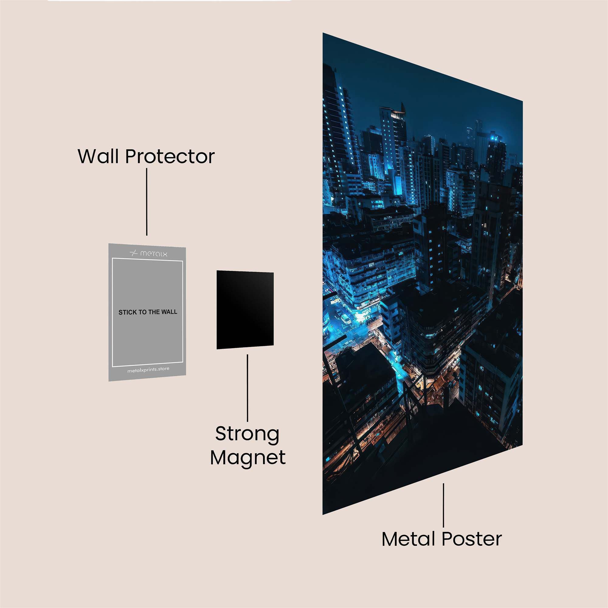 Neon Abyss Safe Wall Magnetic / M