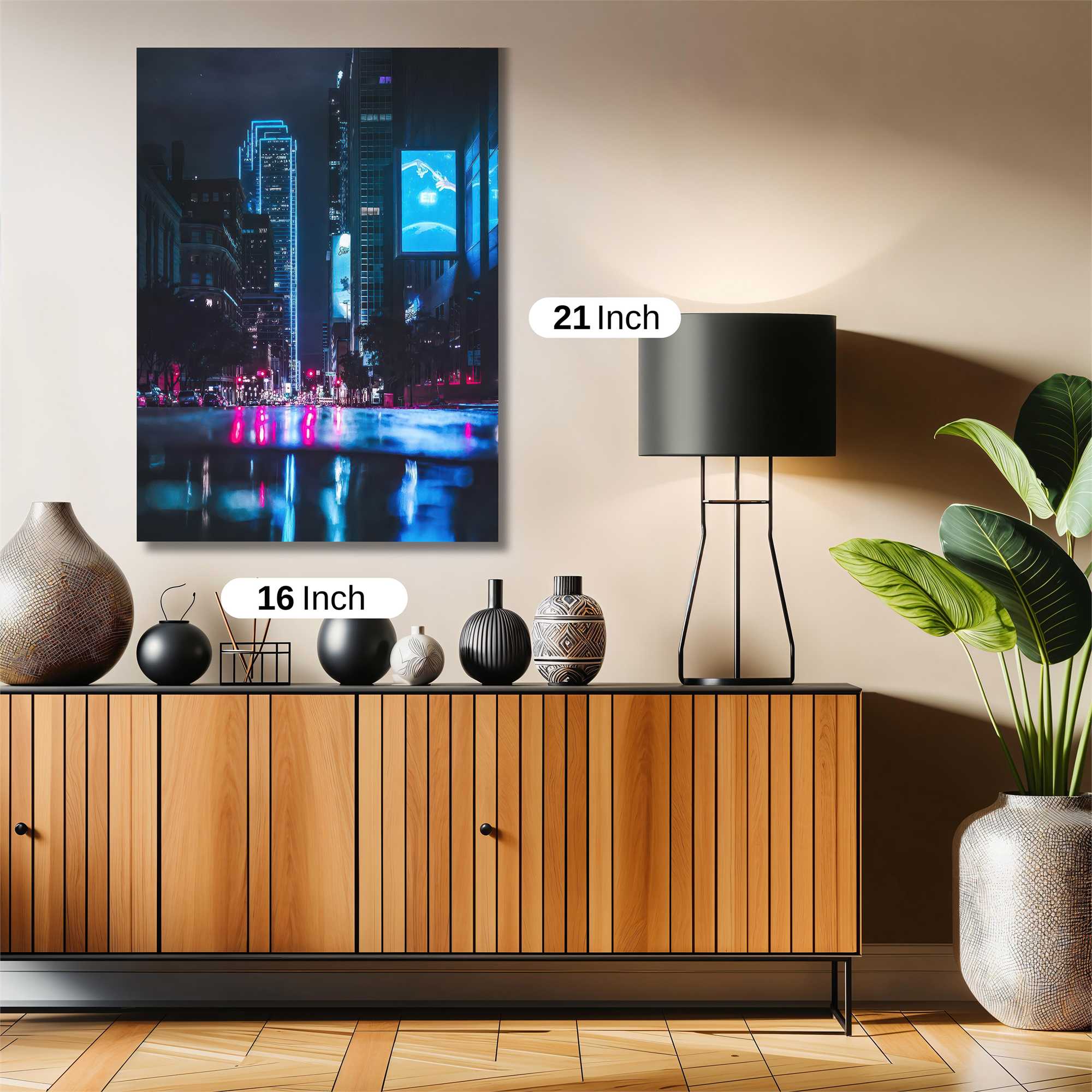 Neon Serenity Safe Wall Magnetic / M