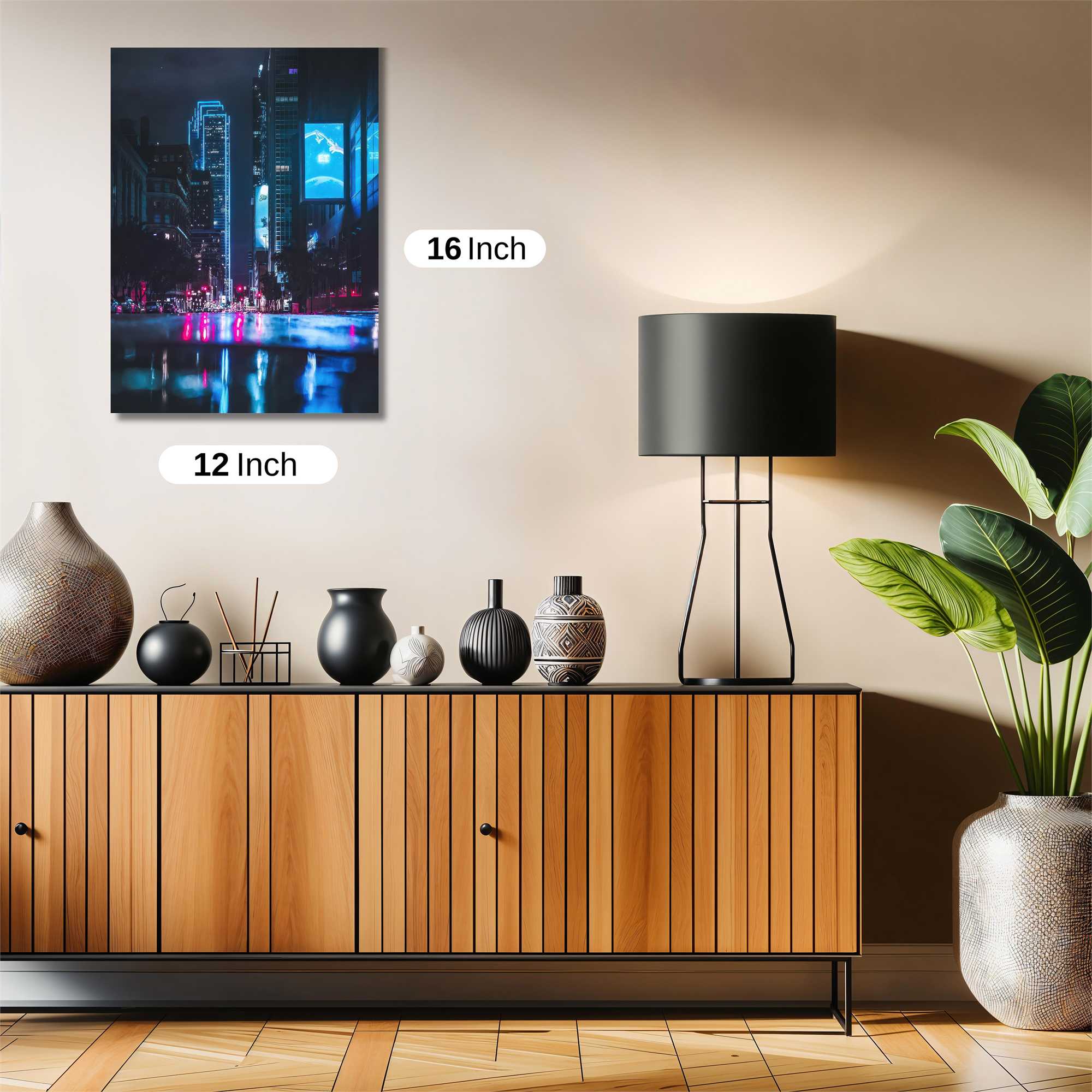 Neon Serenity Safe Wall Magnetic / M
