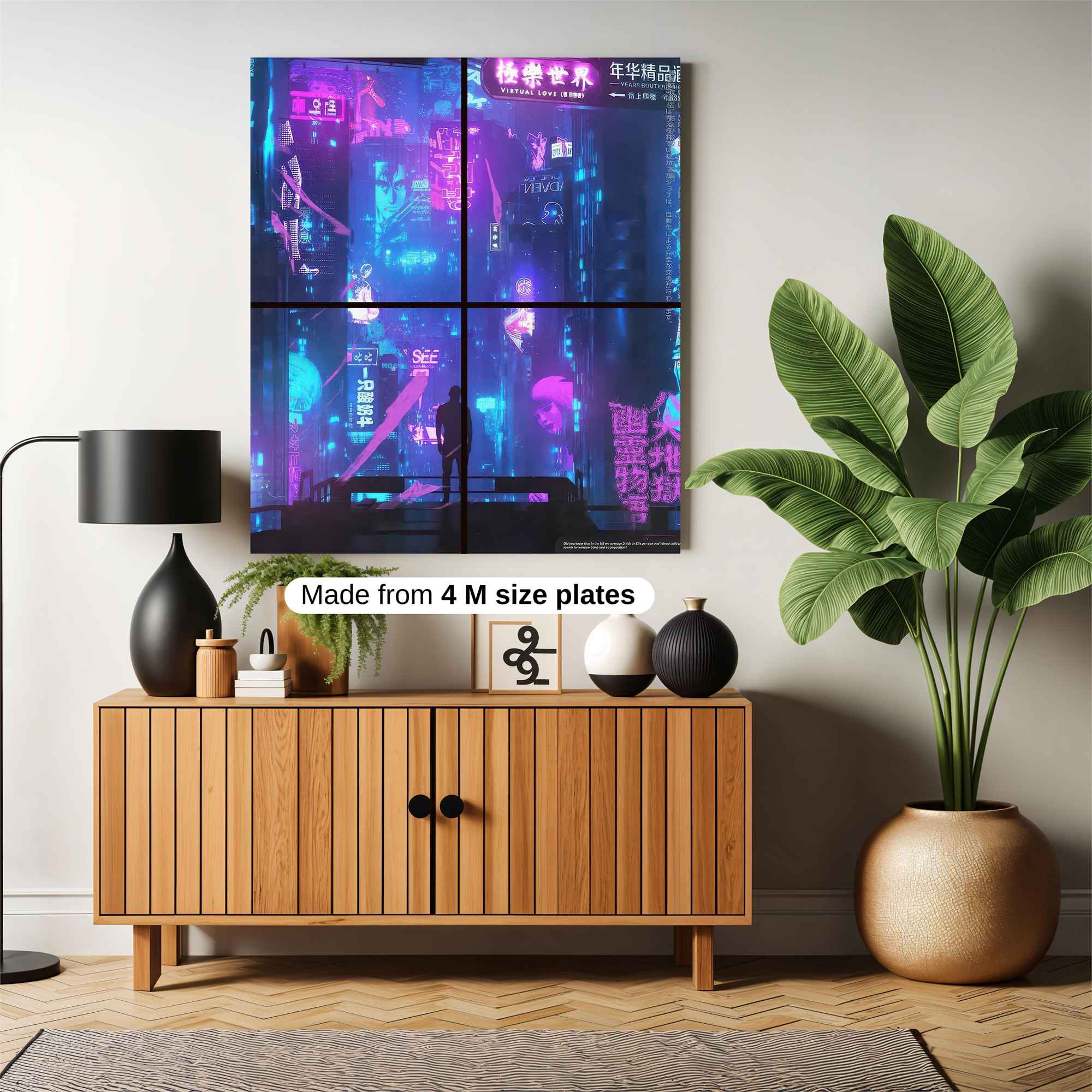 Neon Wanderlust Safe Wall Magnetic / M