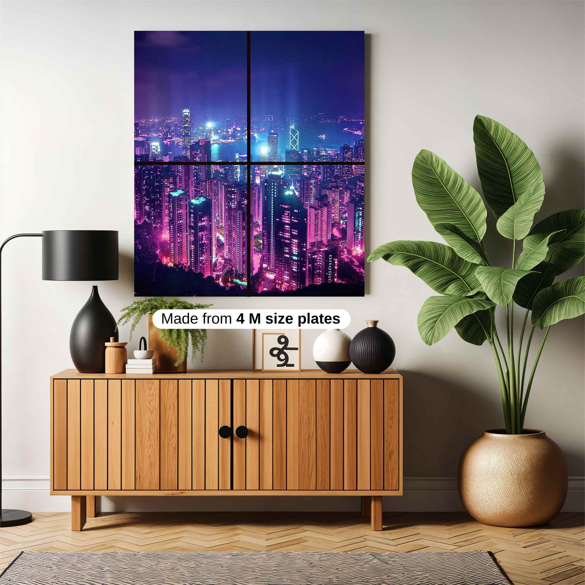 Neon Dreamscape Safe Wall Magnetic / M