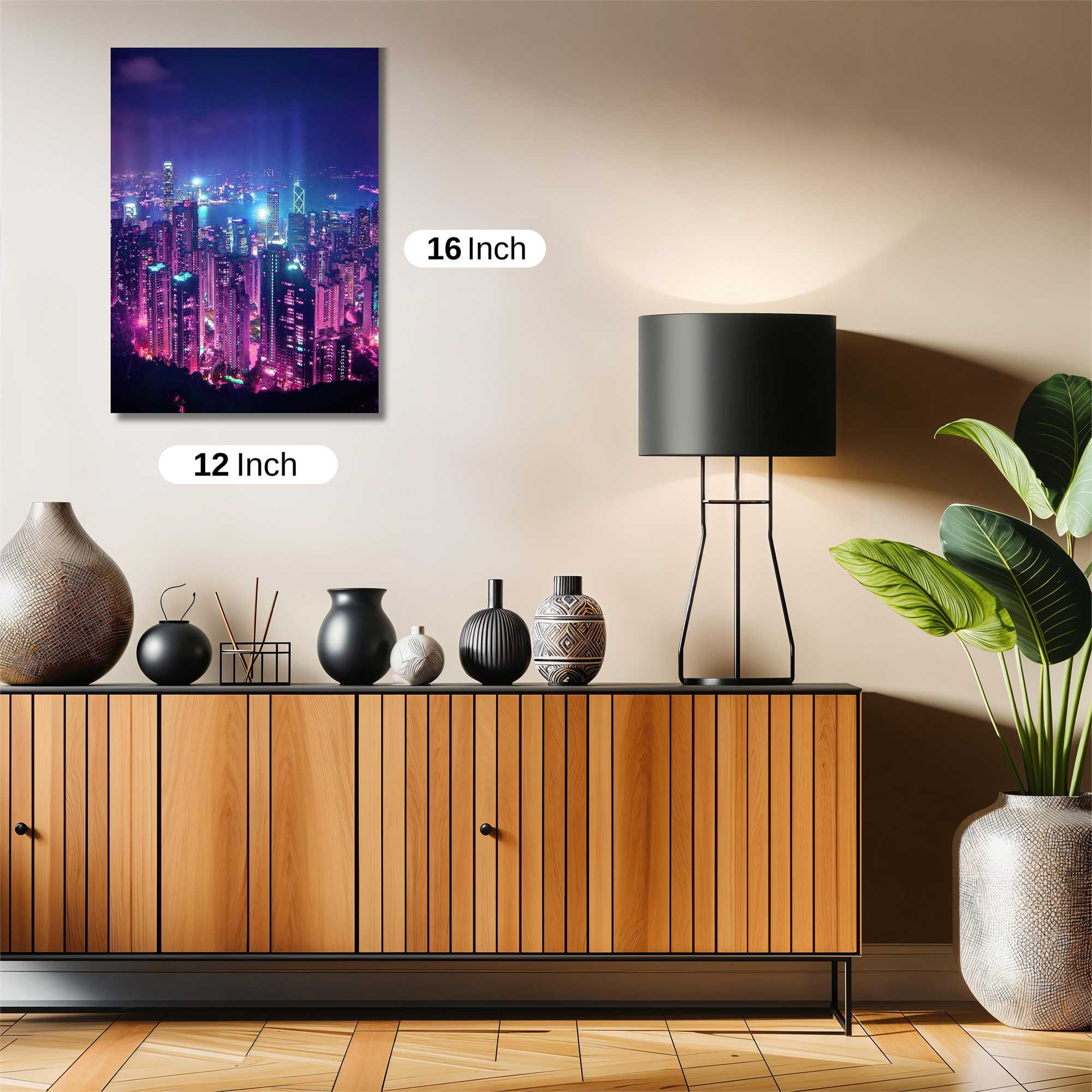 Neon Dreamscape Safe Wall Magnetic / M
