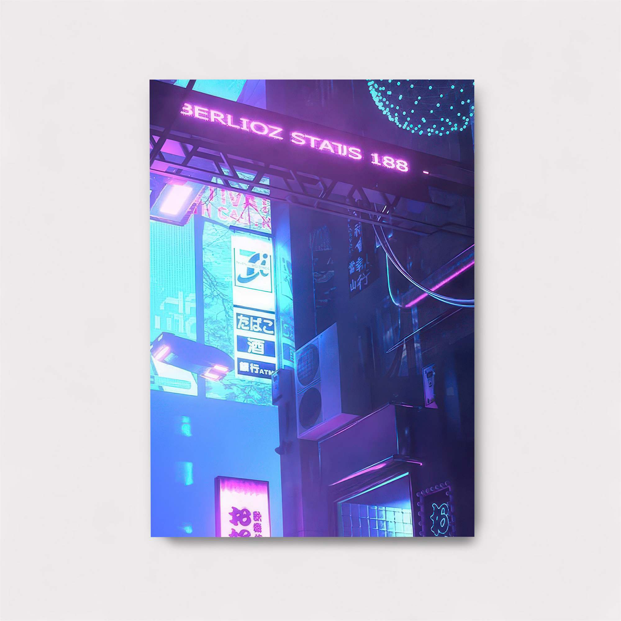 Cyberpunk Vibe Safe Wall Magnetic / M