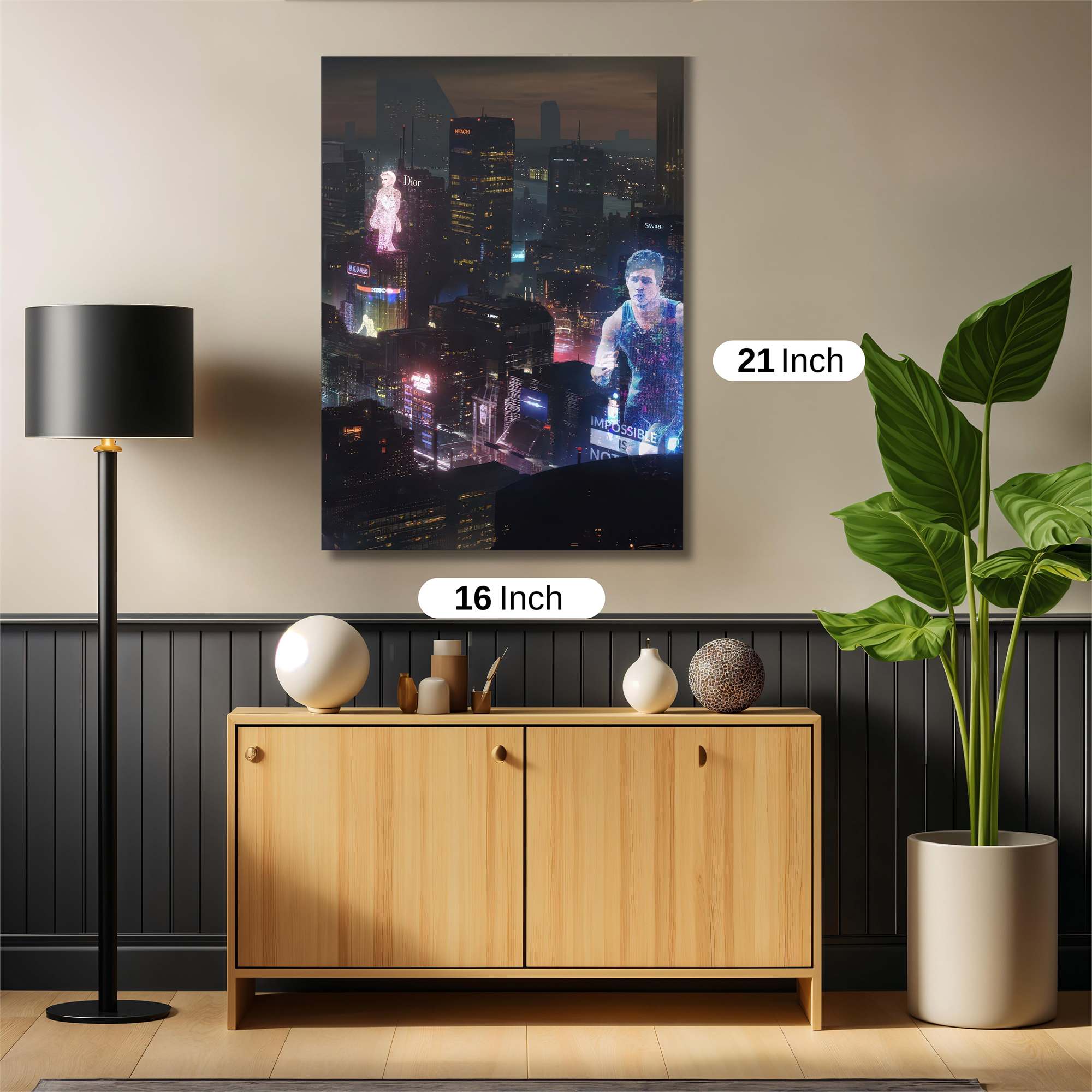 Neon Future Safe Wall Magnetic / M