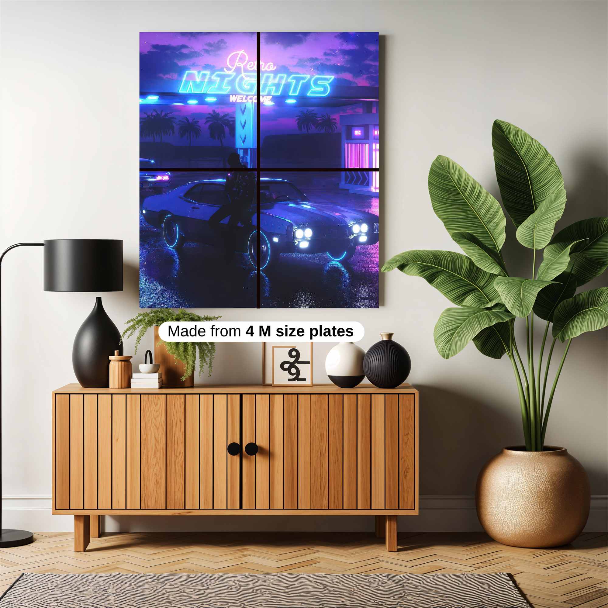 Neon Serenity Safe Wall Magnetic / M