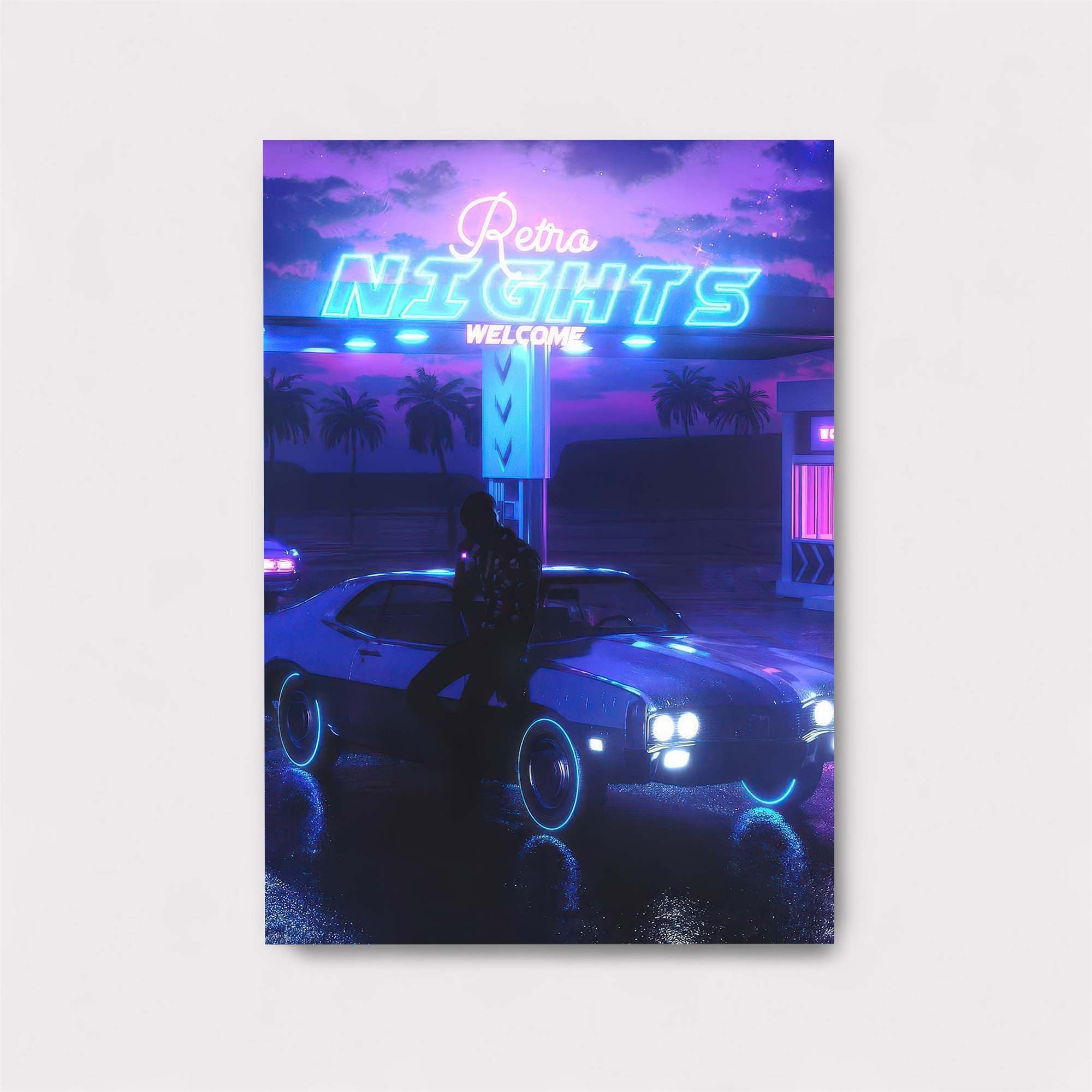 Neon Serenity Safe Wall Magnetic / M