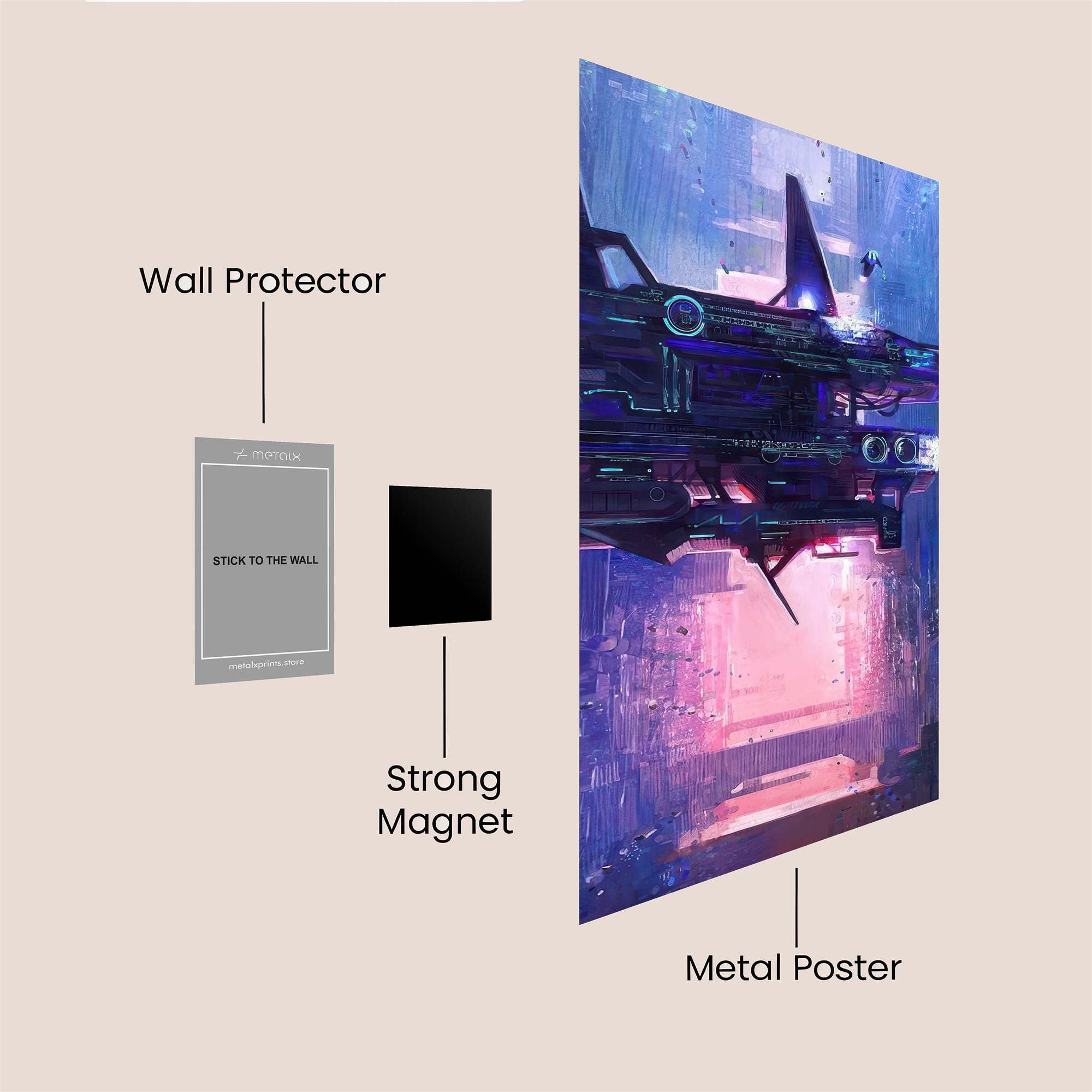 Neon Drift Safe Wall Magnetic / M