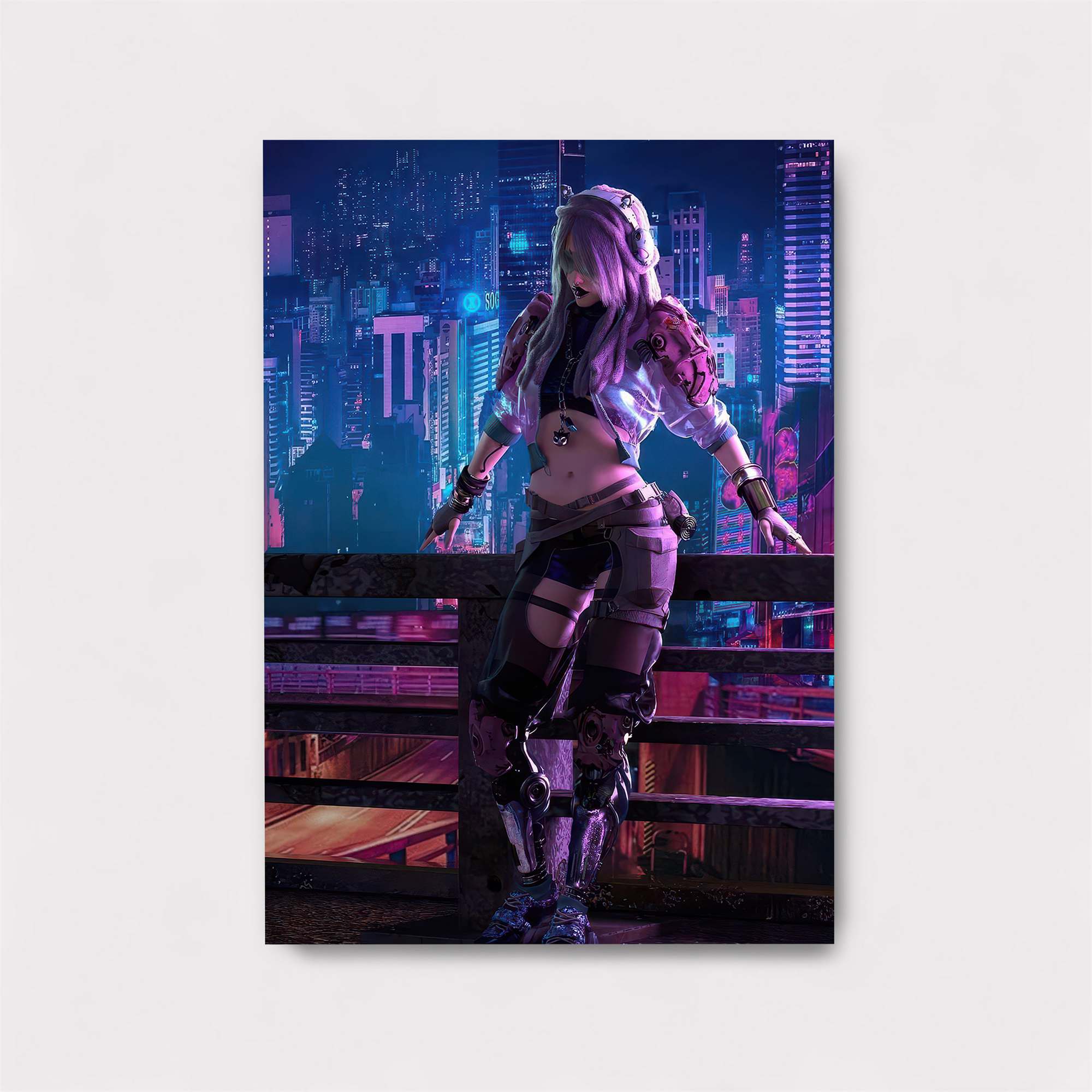 Cyberpunk Reverie Safe Wall Magnetic / M