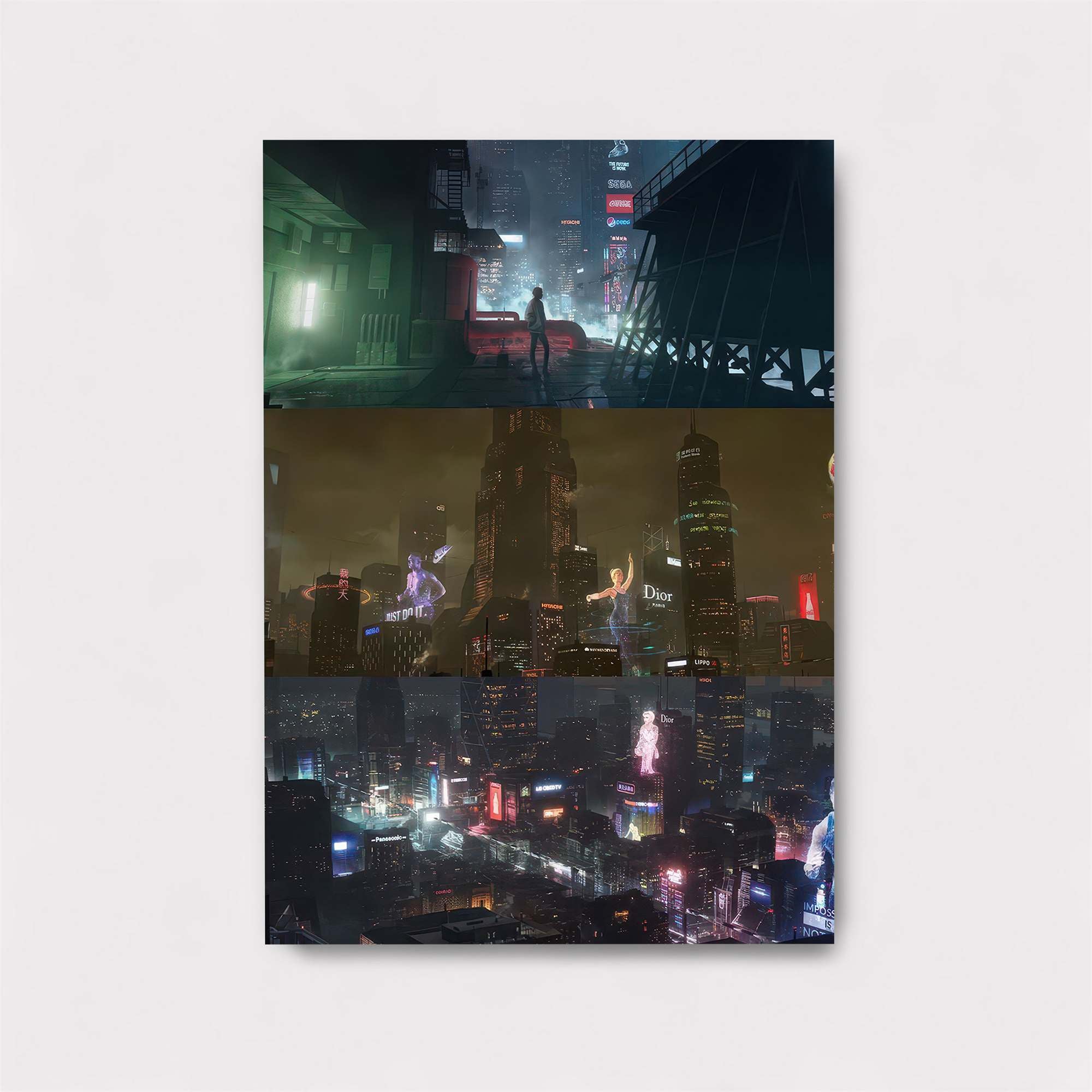 Cyberpunk Reverie Safe Wall Magnetic / M