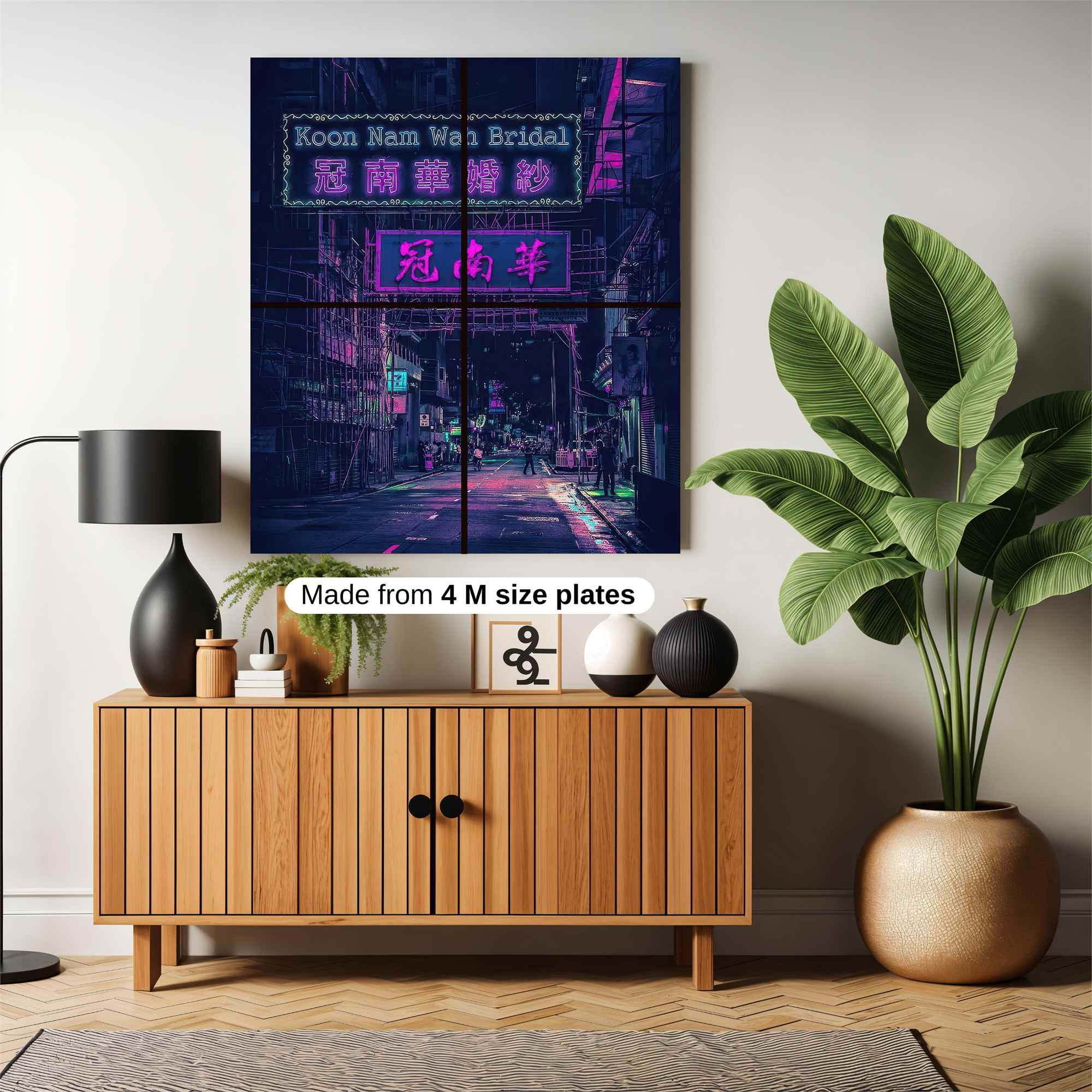 Neon Elegance Safe Wall Magnetic / M