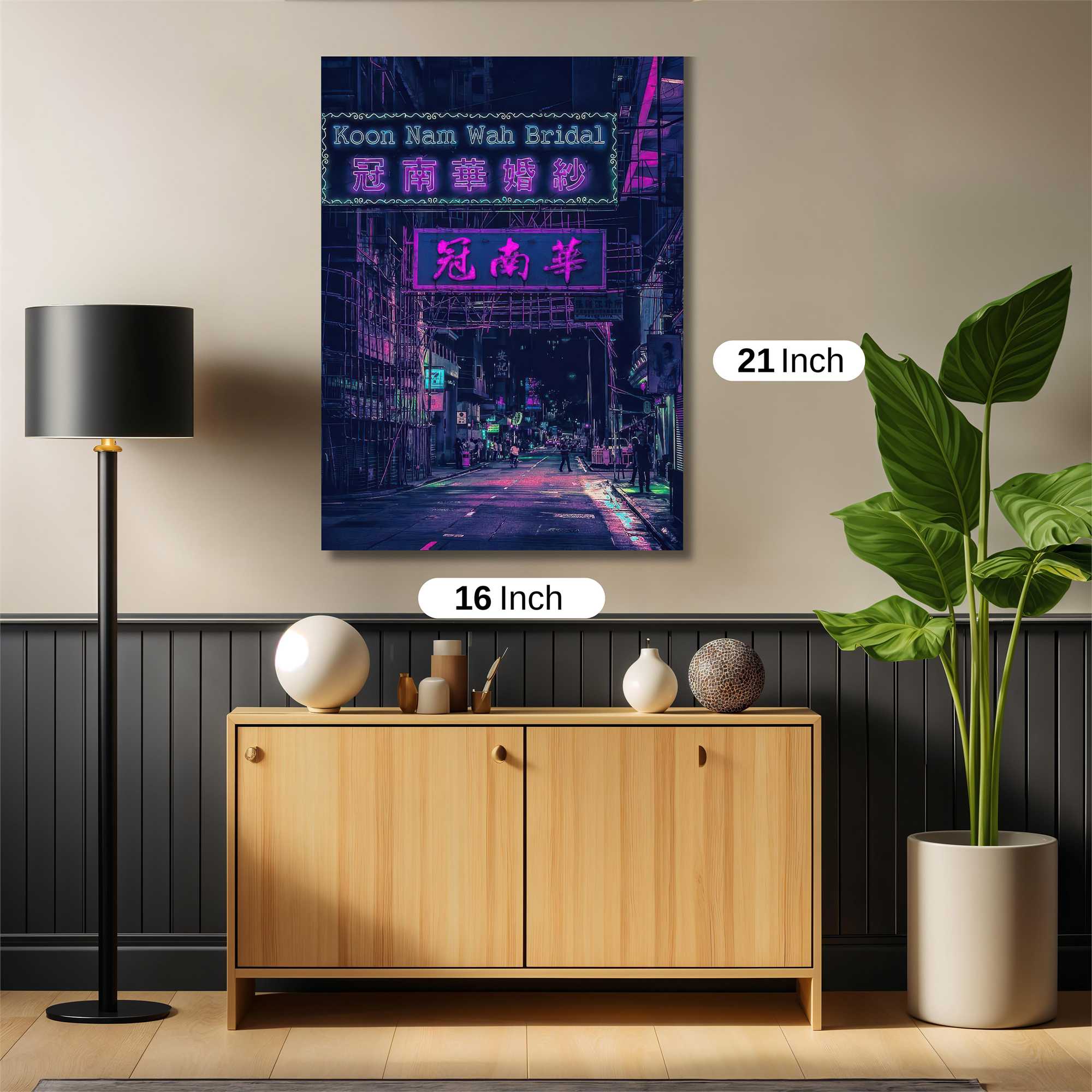 Neon Elegance Safe Wall Magnetic / M