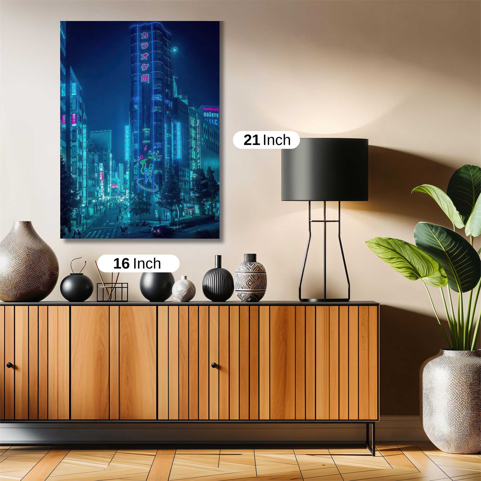 Neon Serenity Safe Wall Magnetic / M