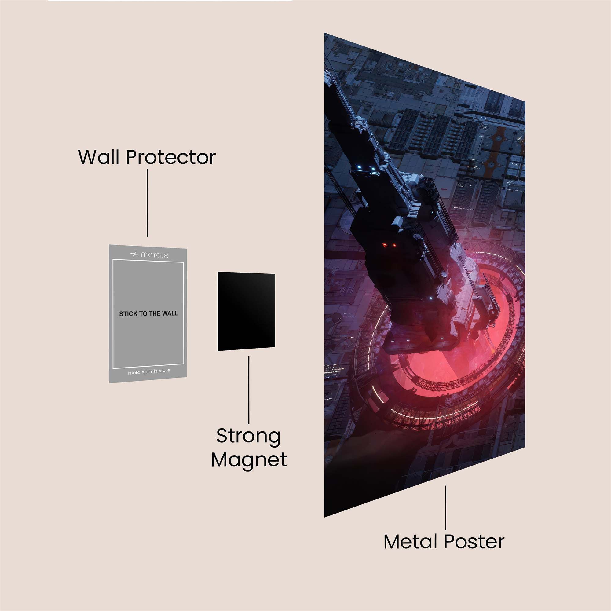 Station Aegis Safe Wall Magnetic / M