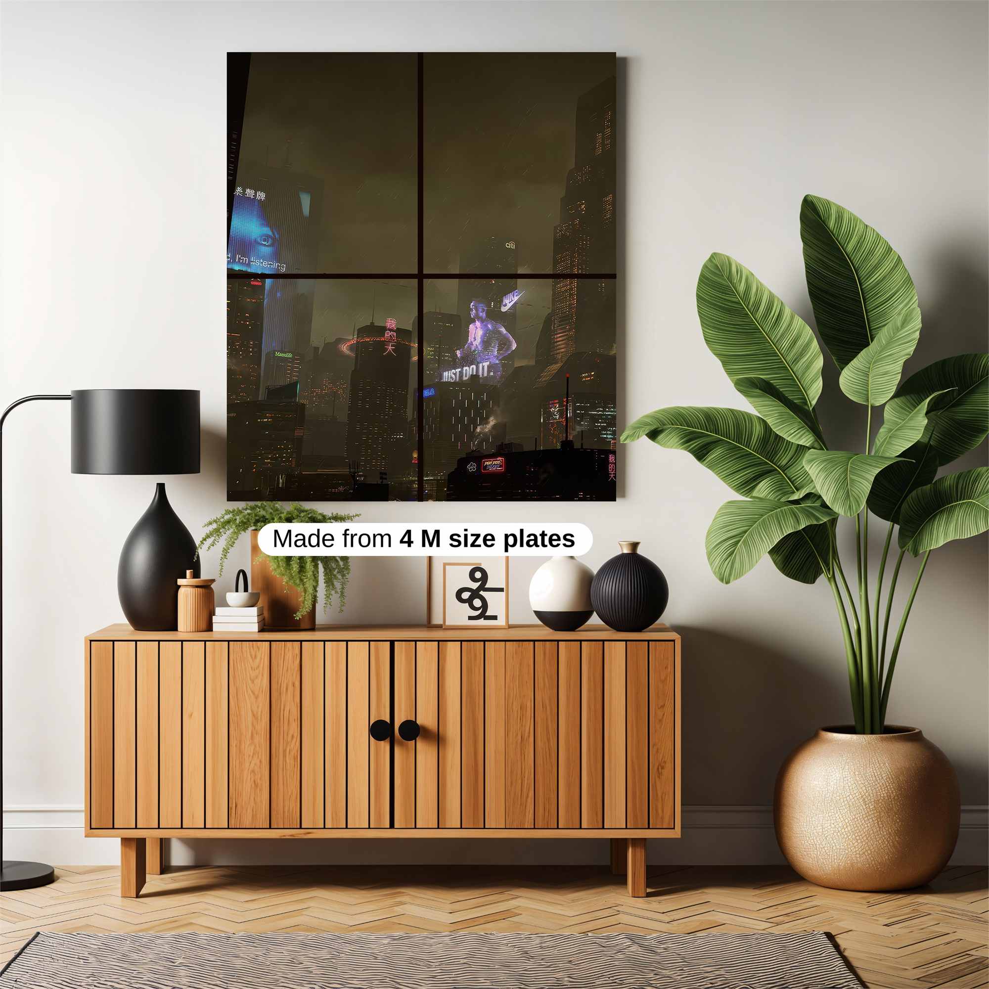 Neo-Noir Electrified Safe Wall Magnetic / M