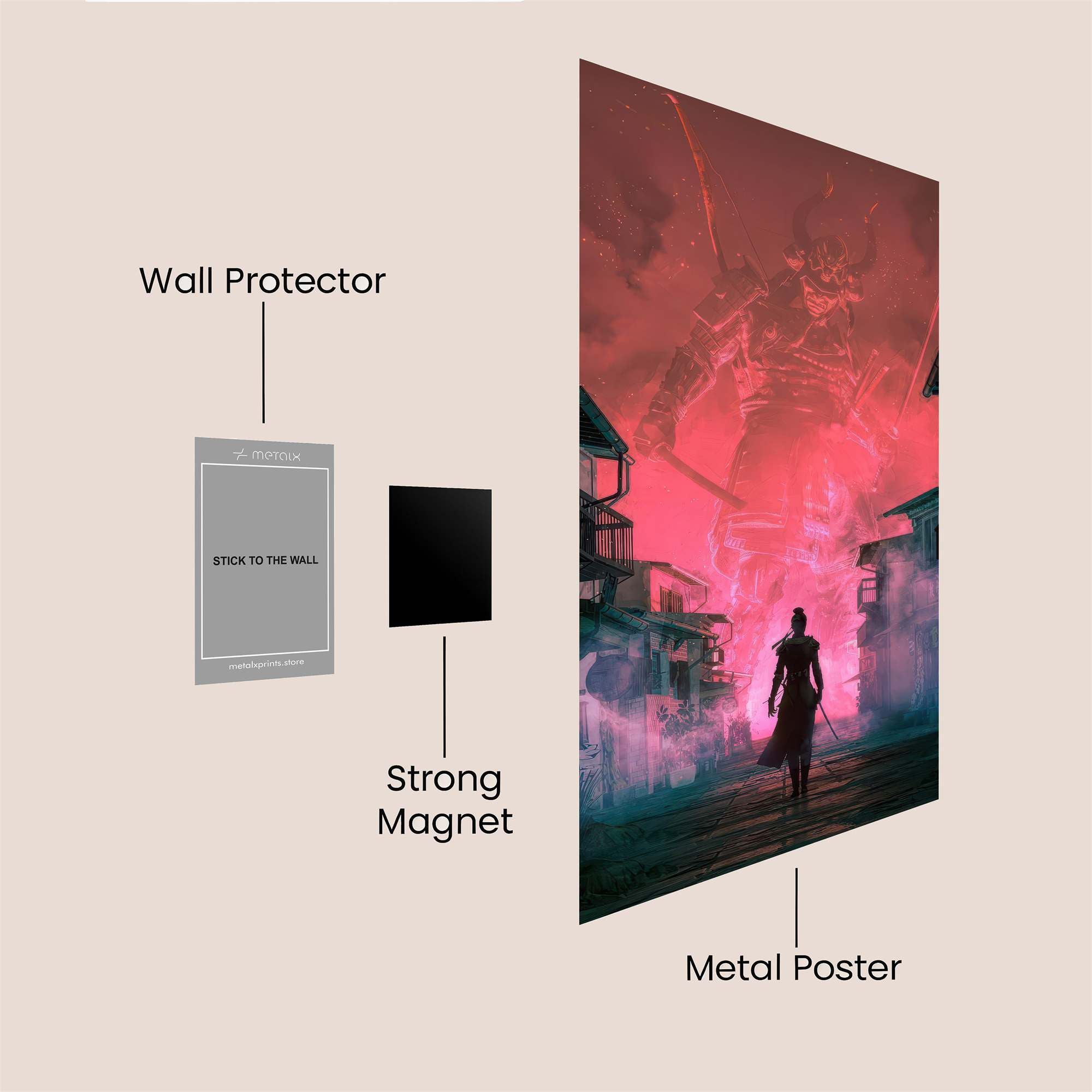 Samurai Specter Safe Wall Magnetic / M