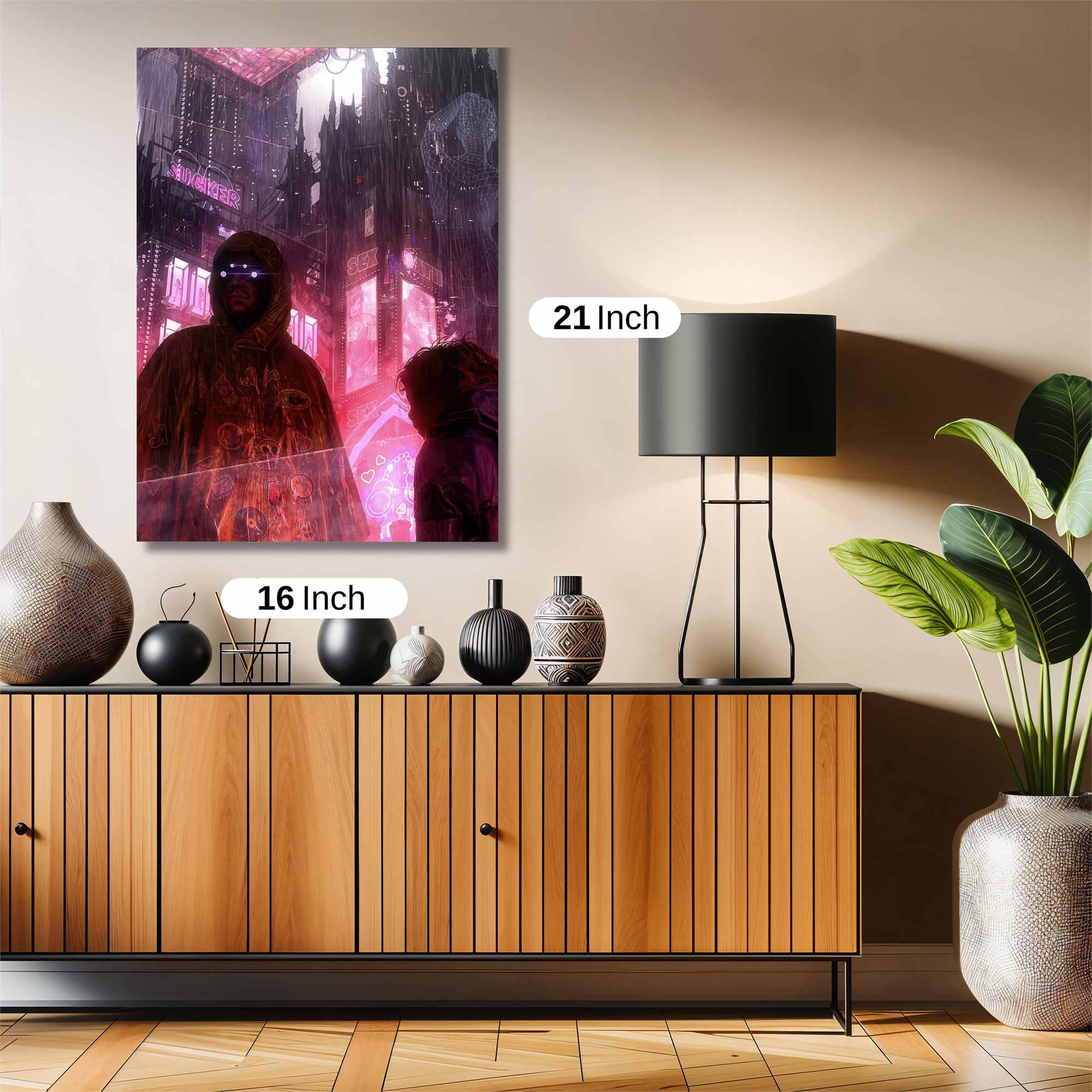 Neon Mystique Safe Wall Magnetic / M