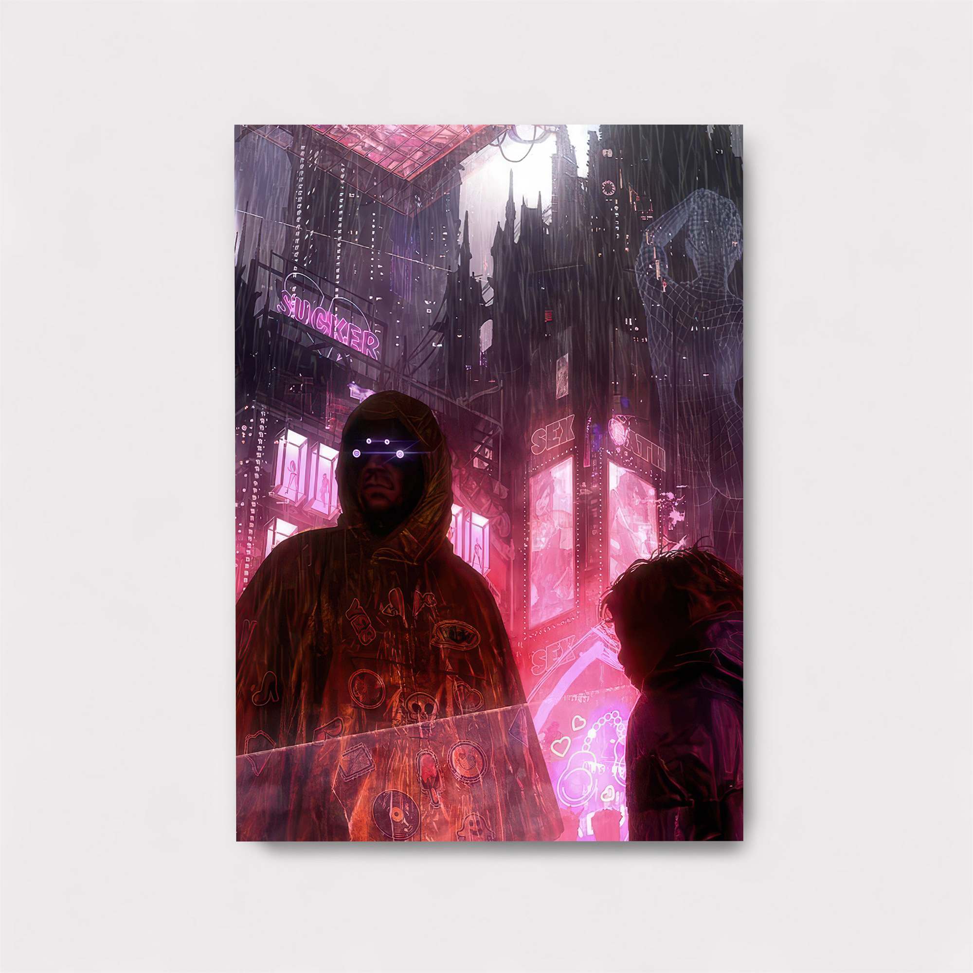 Neon Mystique Safe Wall Magnetic / M